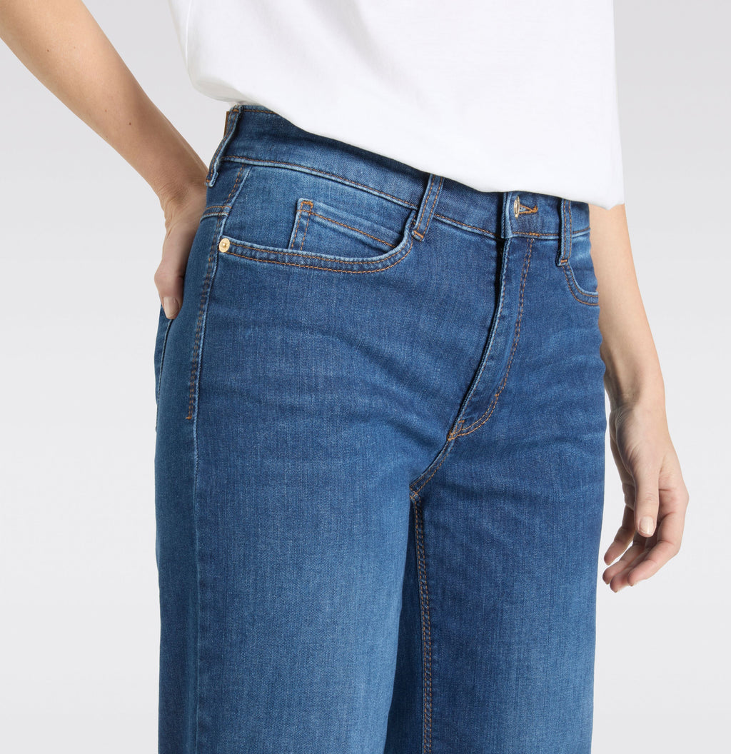 MAC JEANS - WIDE, Authentic Stretch Denim - Wide Fit - 5228-90-0387L-D620 - blau