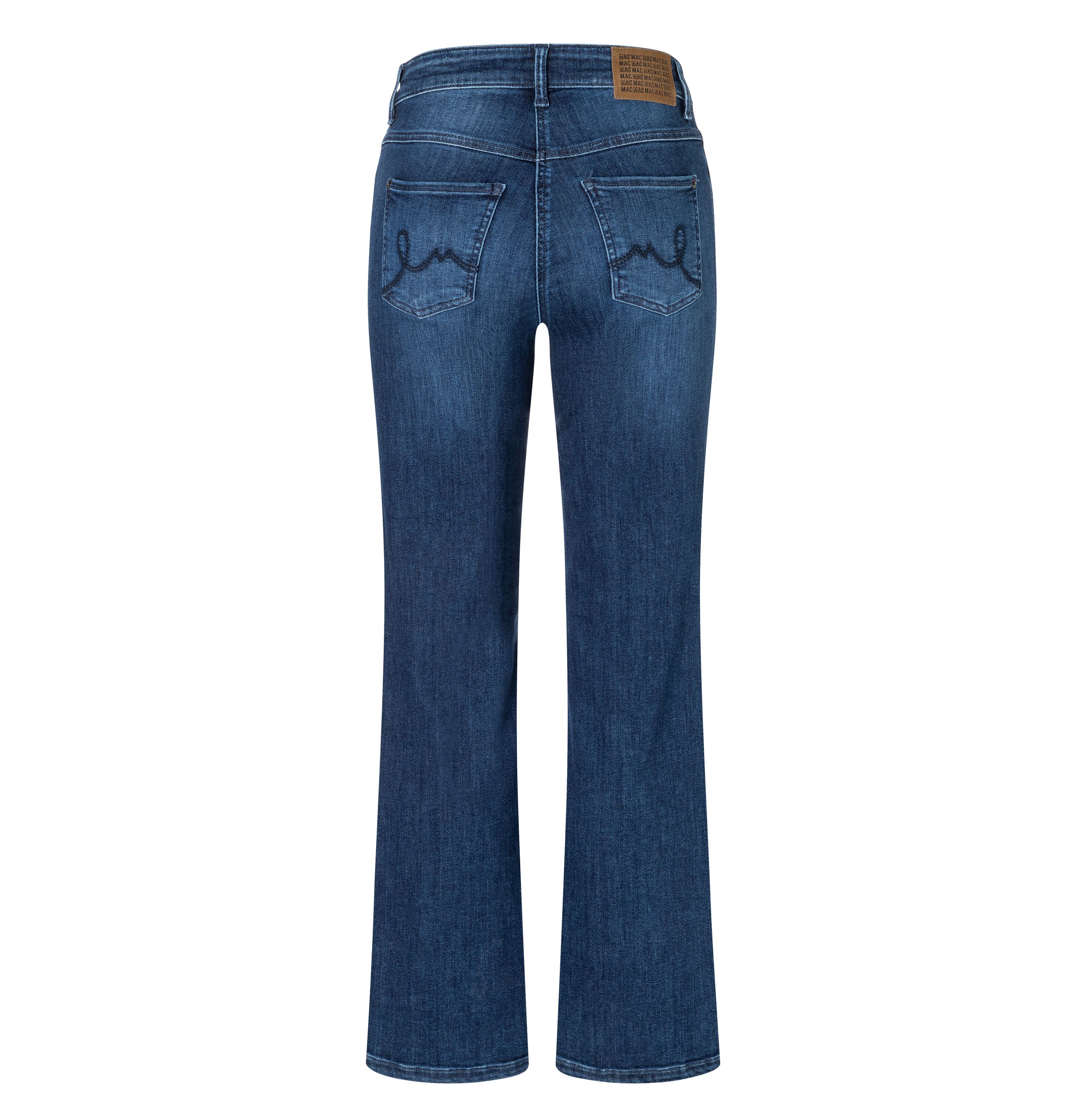 MAC JEANS - LAURA, Authentic Stretch Denim - Flared Fit - 5225-90-0387L-D638 - blau