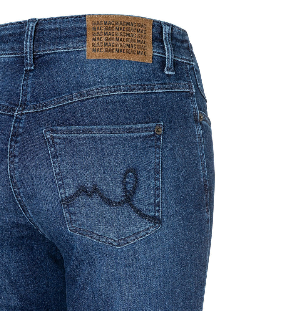 MAC JEANS - LAURA, Authentic Stretch Denim - Flared Fit - 5225-90-0387L-D638 - blau