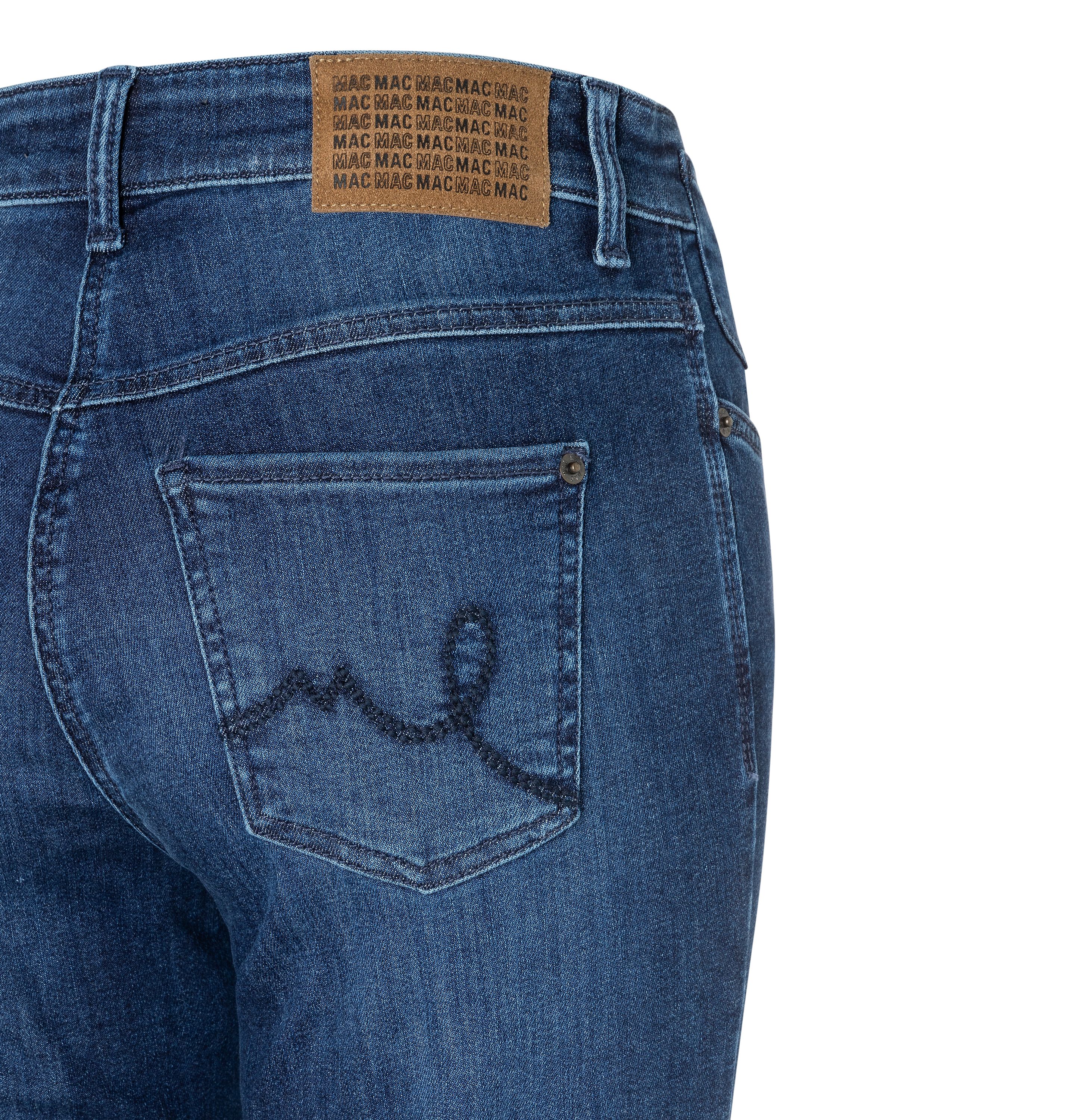MAC JEANS - LAURA, Authentic Stretch Denim - Flared Fit - 5225-90-0387L-D638 - blau