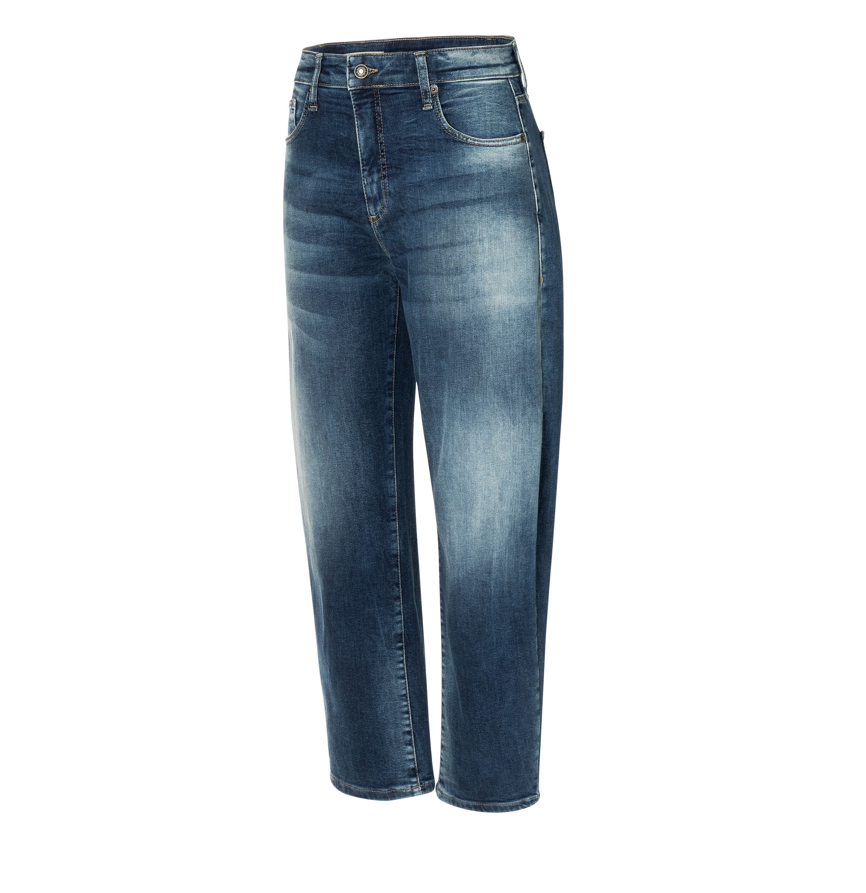 MAC JEANS - DANNI, Light authentic denim - Barrel Fit - 3110-90-0389L-D681 - blau