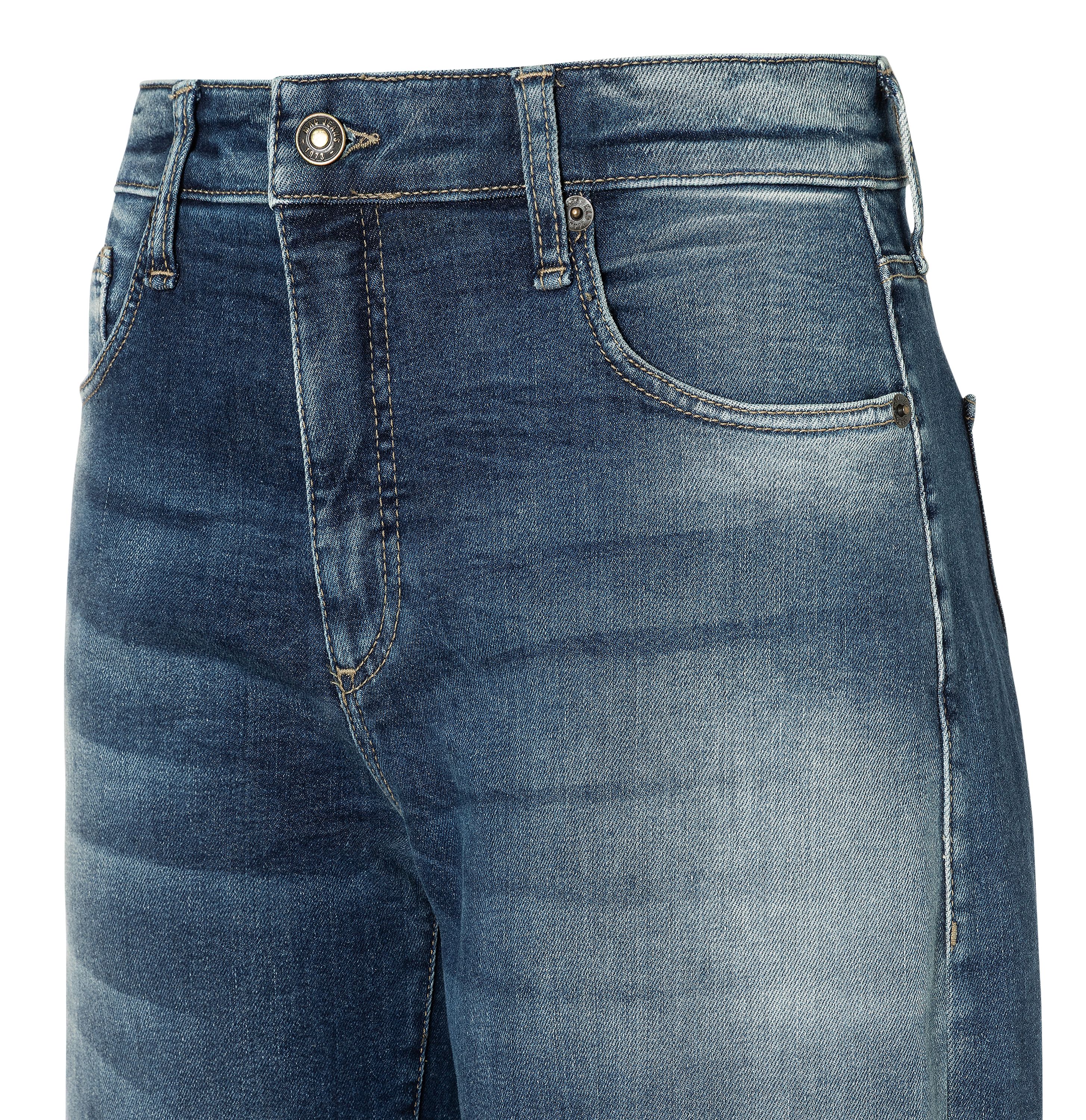 MAC JEANS - DANNI, Light authentic denim - Barrel Fit - 3110-90-0389L-D681 - blau