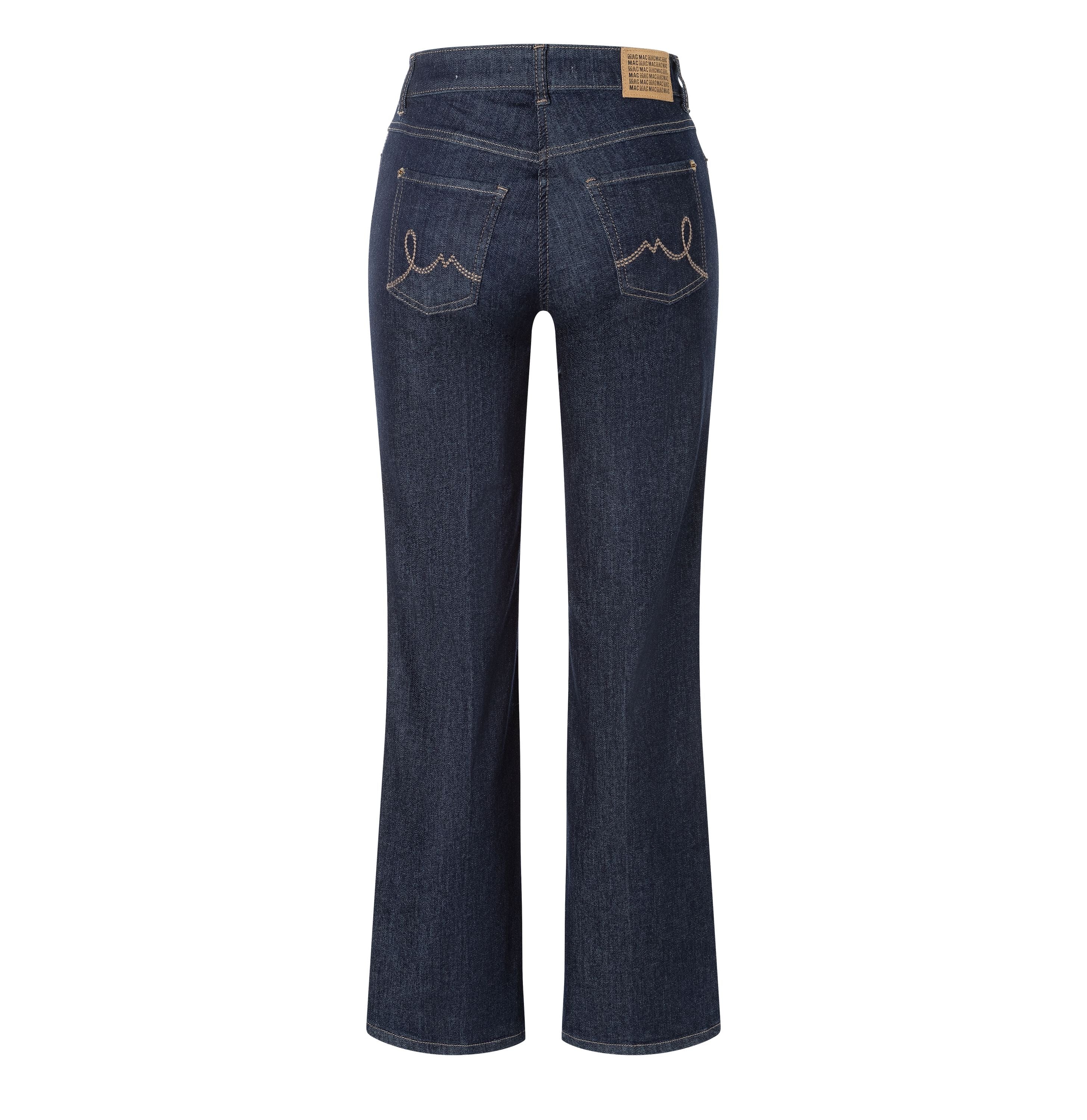 MAC JEANS - LAURA, Authentic Stretch Denim - Flared Fit - 5225-90-0387L-D683 - blau