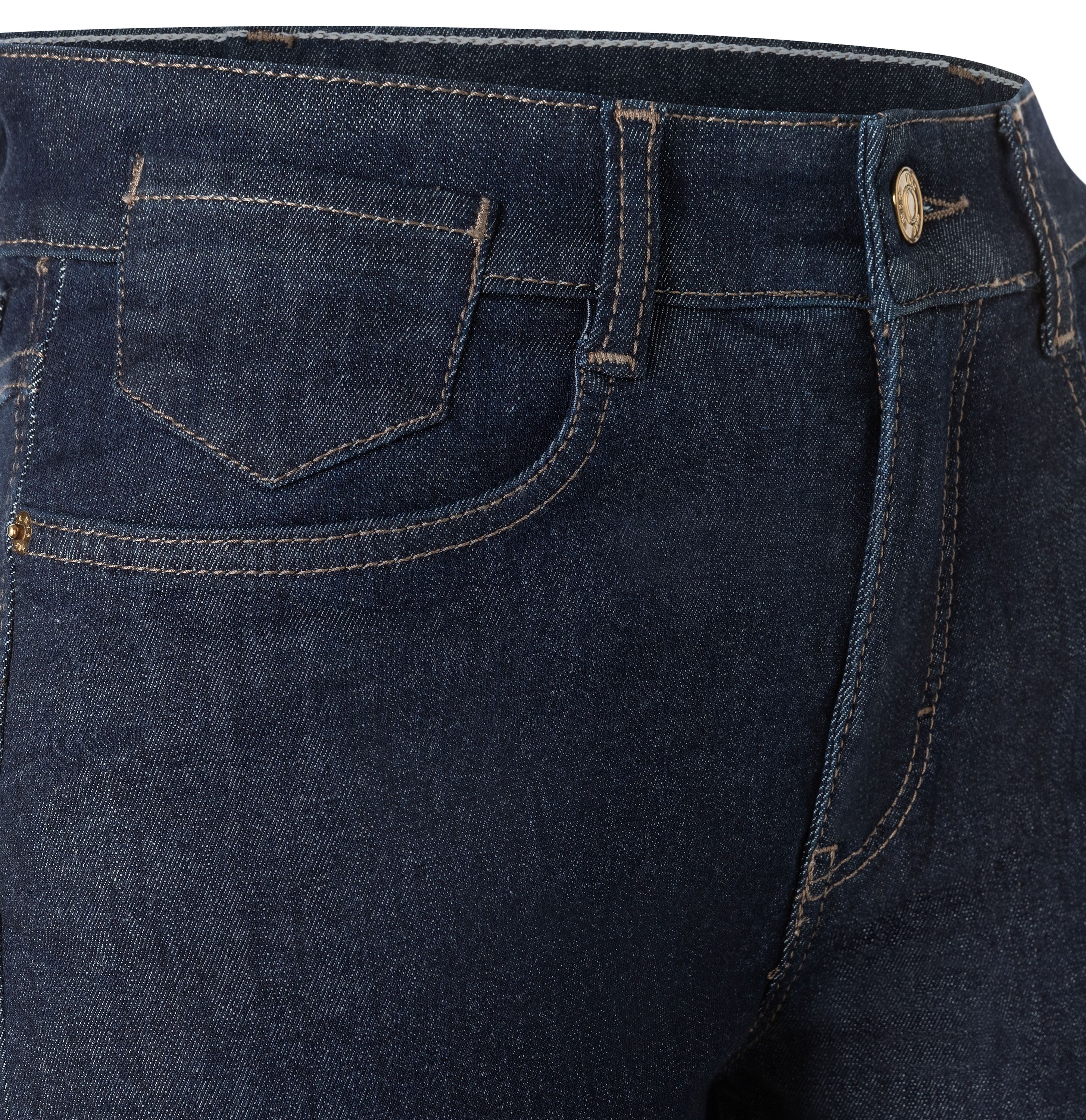 MAC JEANS - LAURA, Authentic Stretch Denim - Flared Fit - 5225-90-0387L-D683 - blau