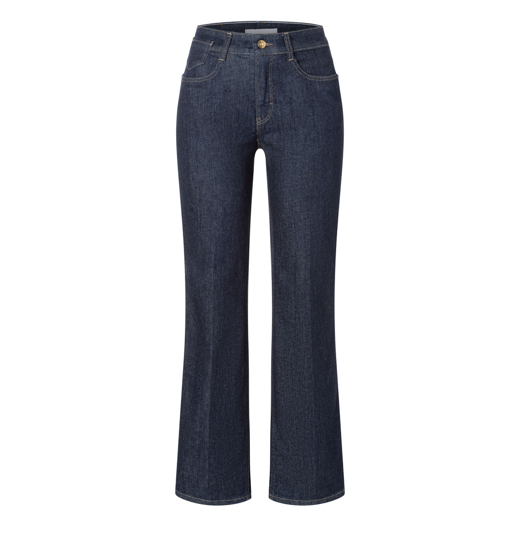 MAC JEANS - LAURA, Authentic Stretch Denim - Flared Fit - 5225-90-0387L-D683 - blau
