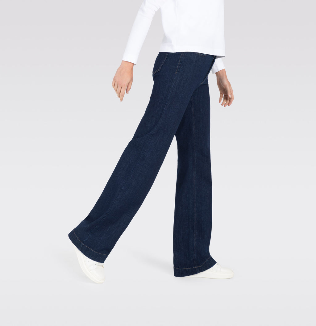MAC JEANS - DREAM WIDE, Authentic mega flex - Wide Fit - 5439-90-0358L-D683 - blau