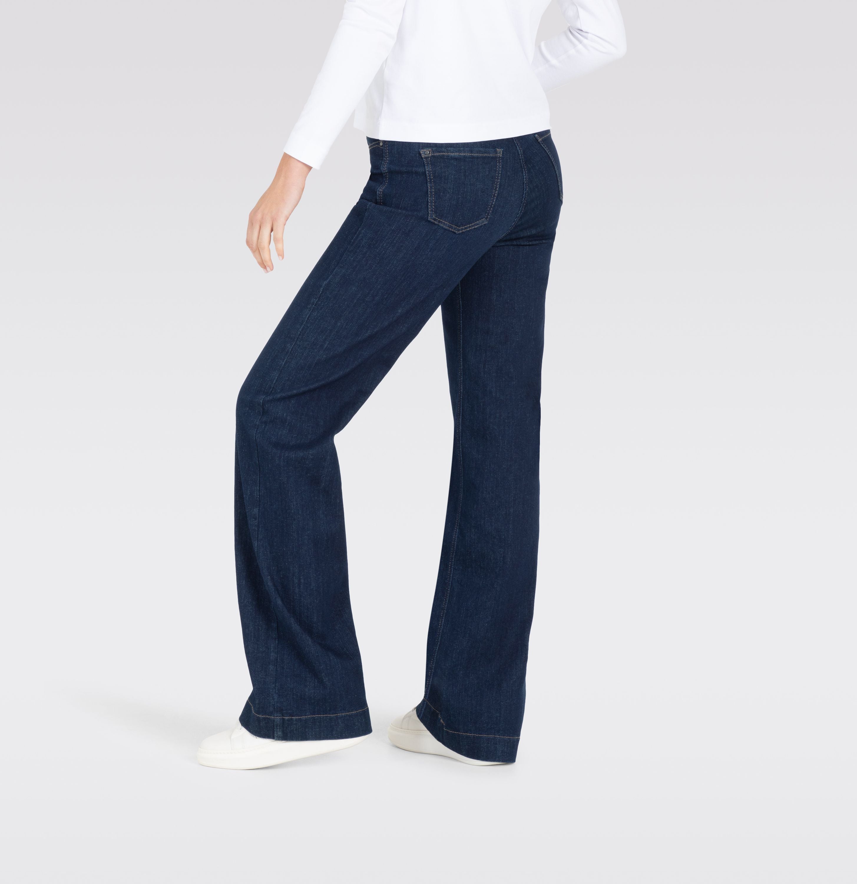 MAC JEANS - DREAM WIDE, Authentic mega flex - Wide Fit - 5439-90-0358L-D683 - blau