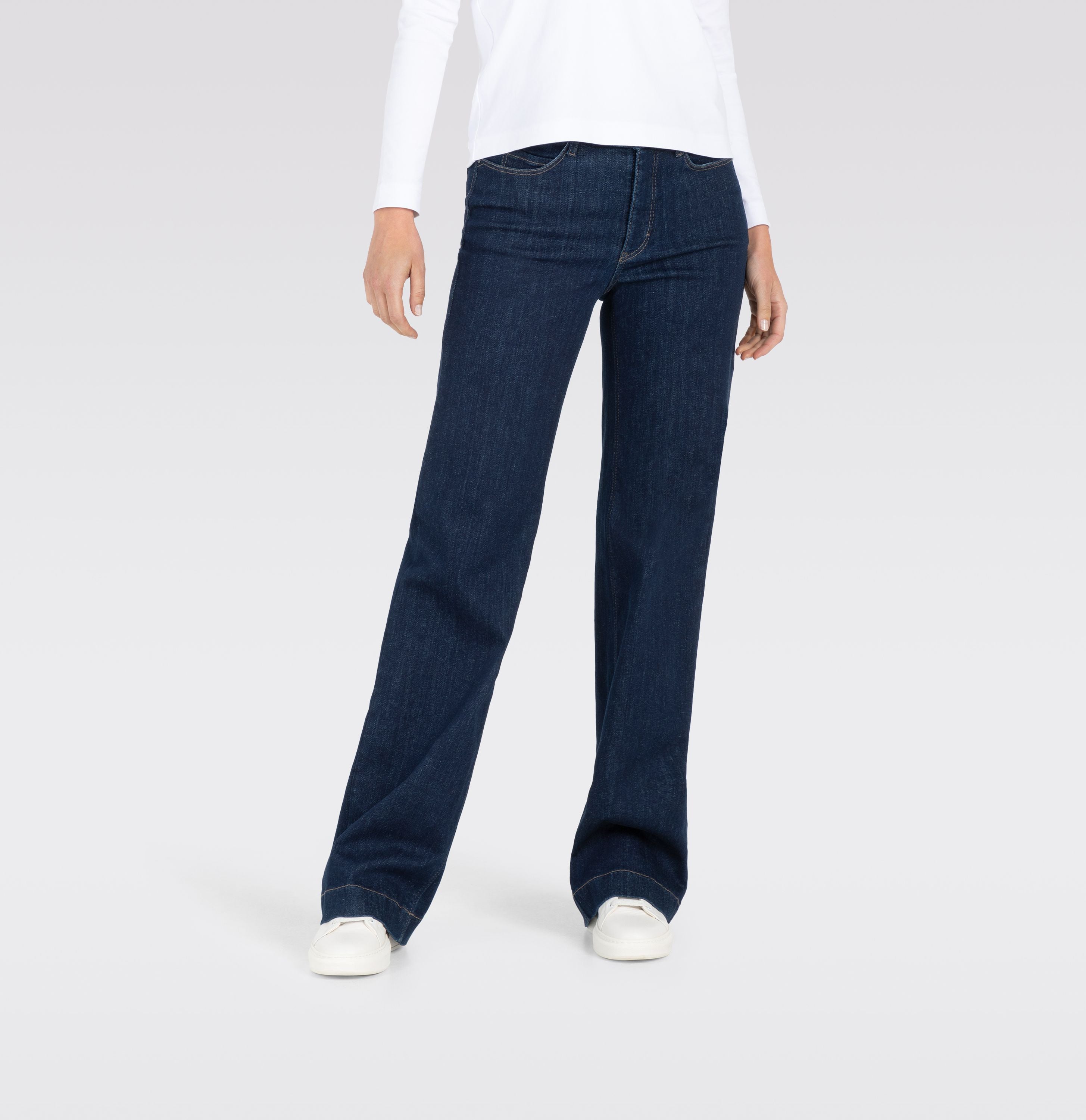 MAC JEANS - DREAM WIDE, Authentic mega flex - Wide Fit - 5439-90-0358L-D683 - blau