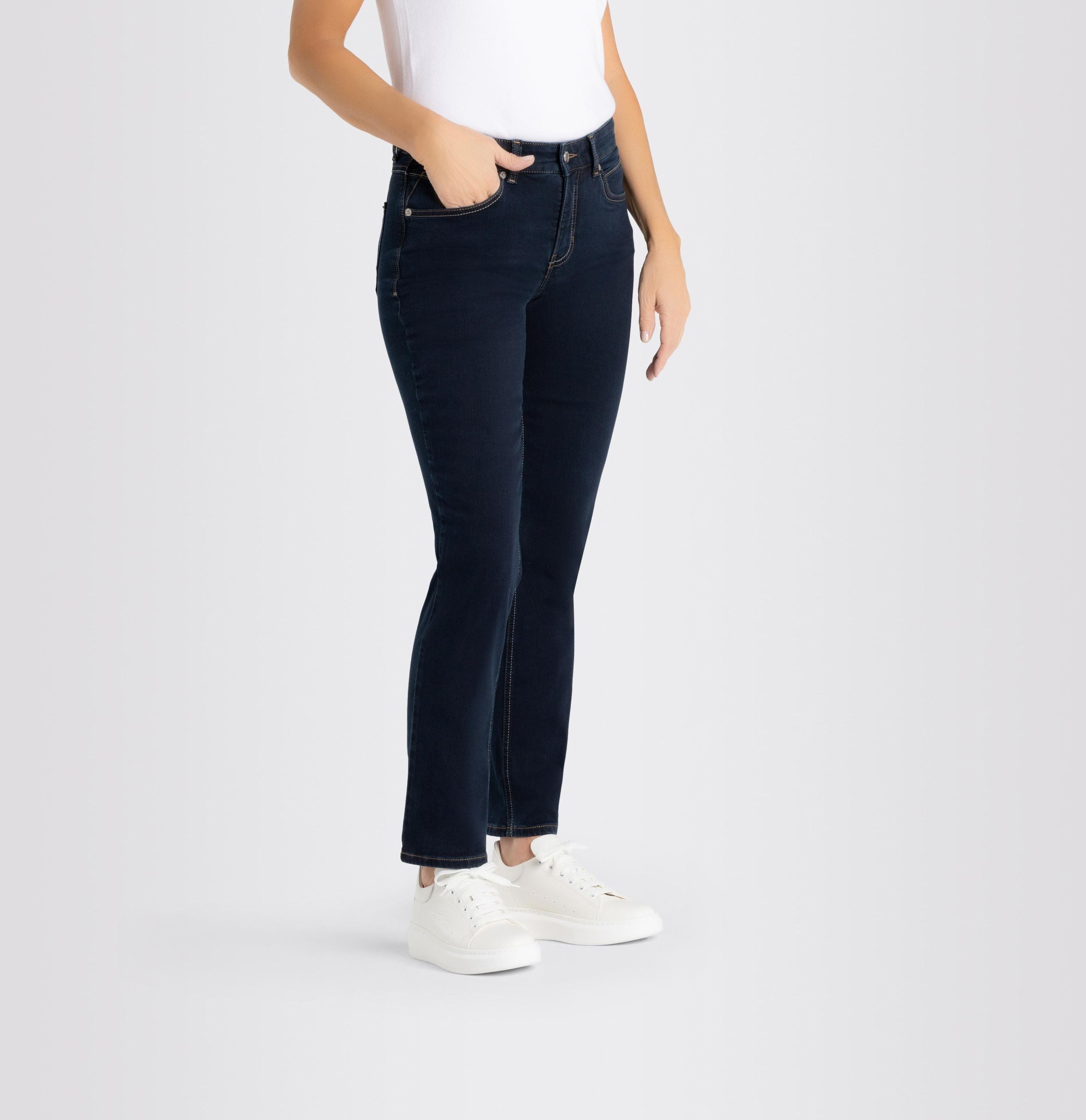 MAC JEANS - MELANIE, PERFECT Fit Forever Denim - Straight Fit - 5040-87-0380L-D801 - blau