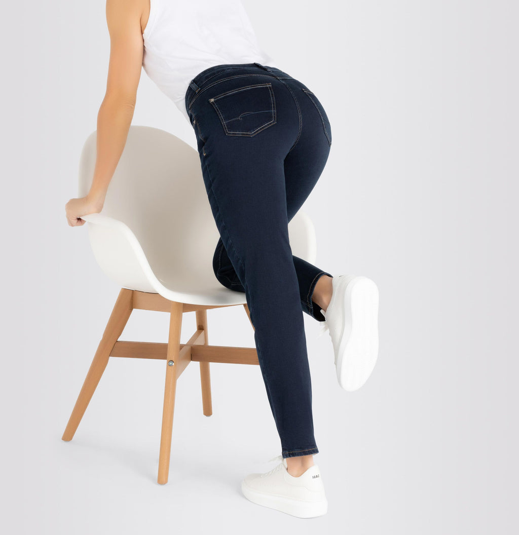 MAC JEANS - MELANIE, PERFECT Fit Forever Denim - Straight Fit - 5040-87-0380L-D801 - blau