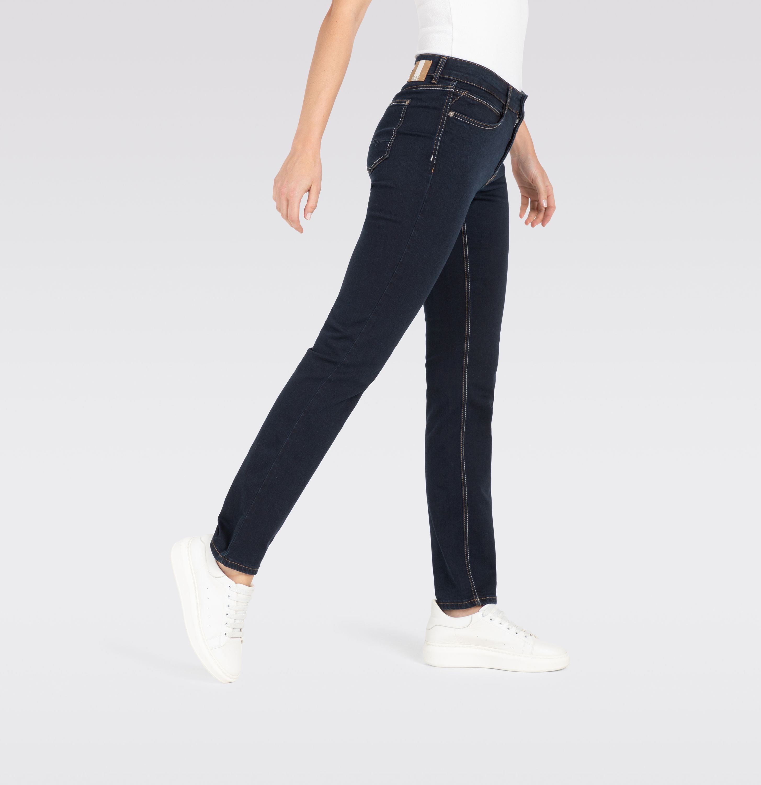 MAC JEANS - ANGELA, PERFECT Fit Forever Denim - Straight Fit - 5240-87-0380L-D801 - blau