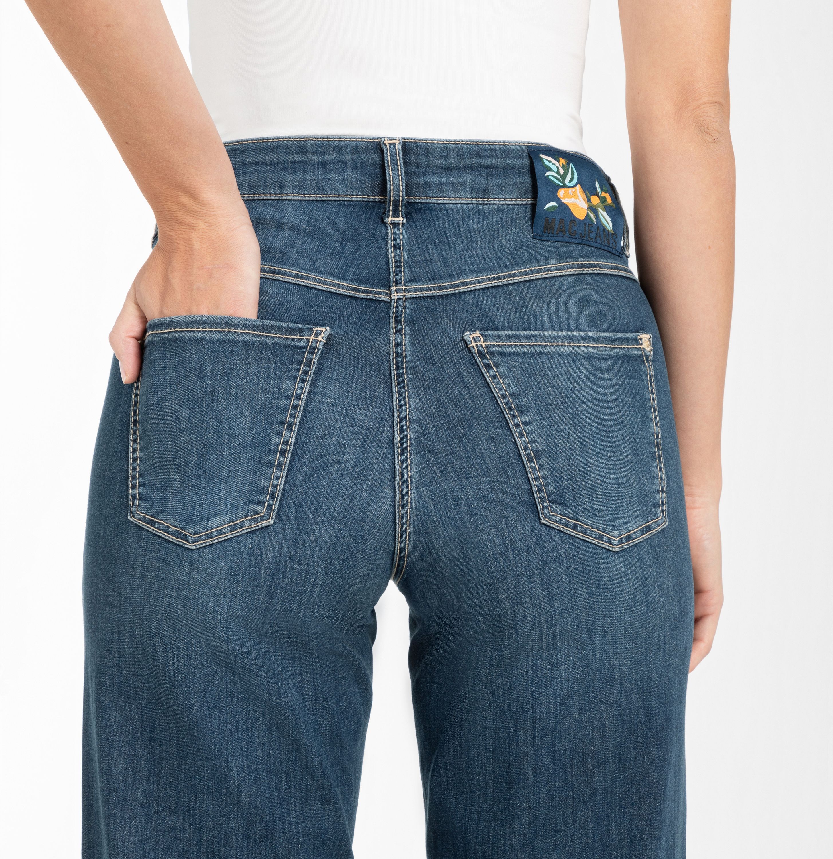 MAC JEANS - DREAM WIDE, DREAM Wonder light Denim - Wide Fit - 5441-90-0351L-D834 - blau