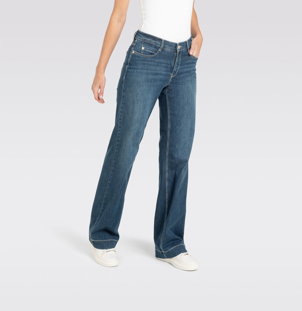 MAC JEANS - DREAM WIDE, DREAM Wonder light Denim - Wide Fit - 5441-90-0351L-D834 - blau