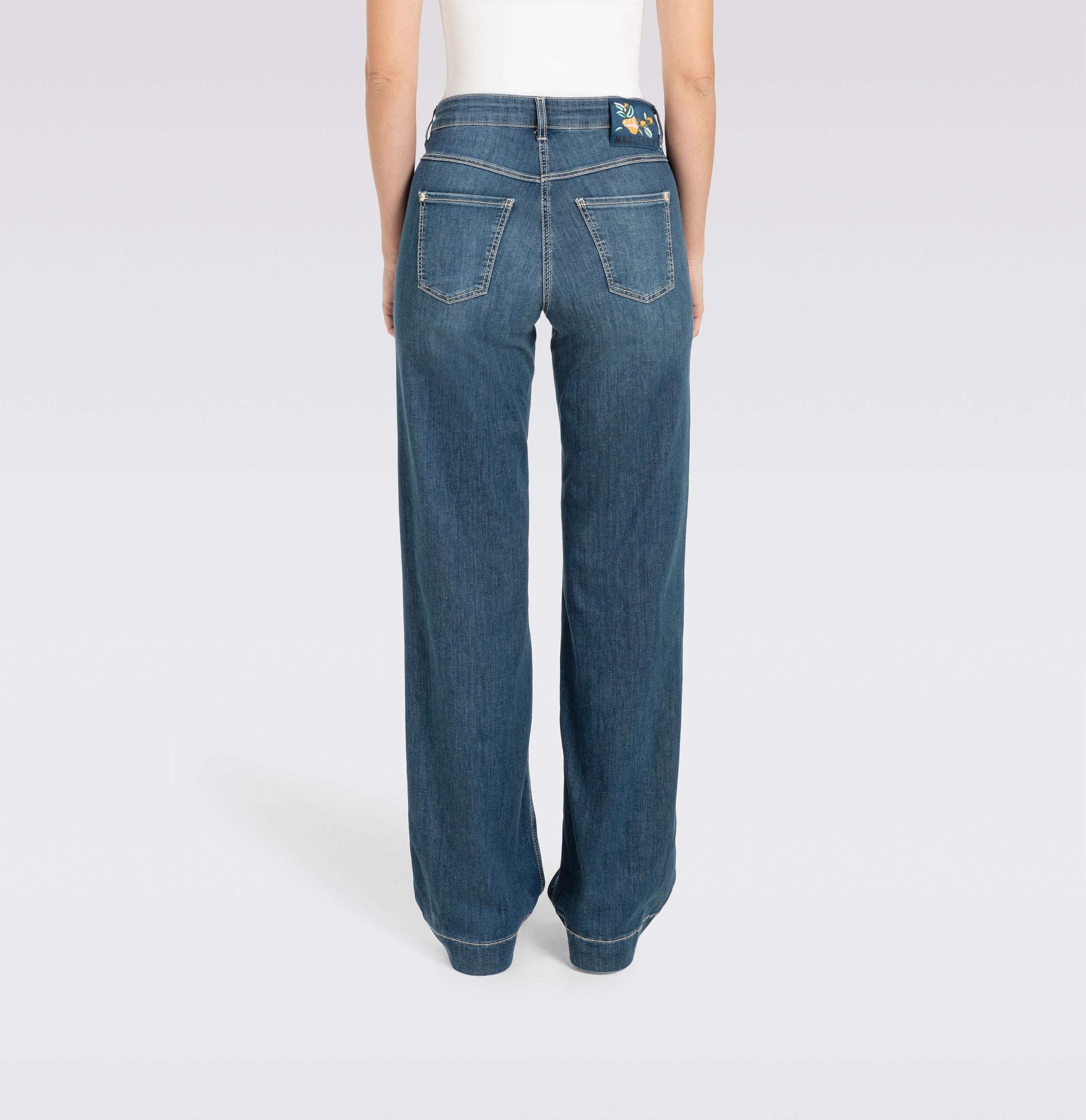 MAC JEANS - DREAM WIDE, DREAM Wonder light Denim - Wide Fit - 5441-90-0351L-D834 - blau