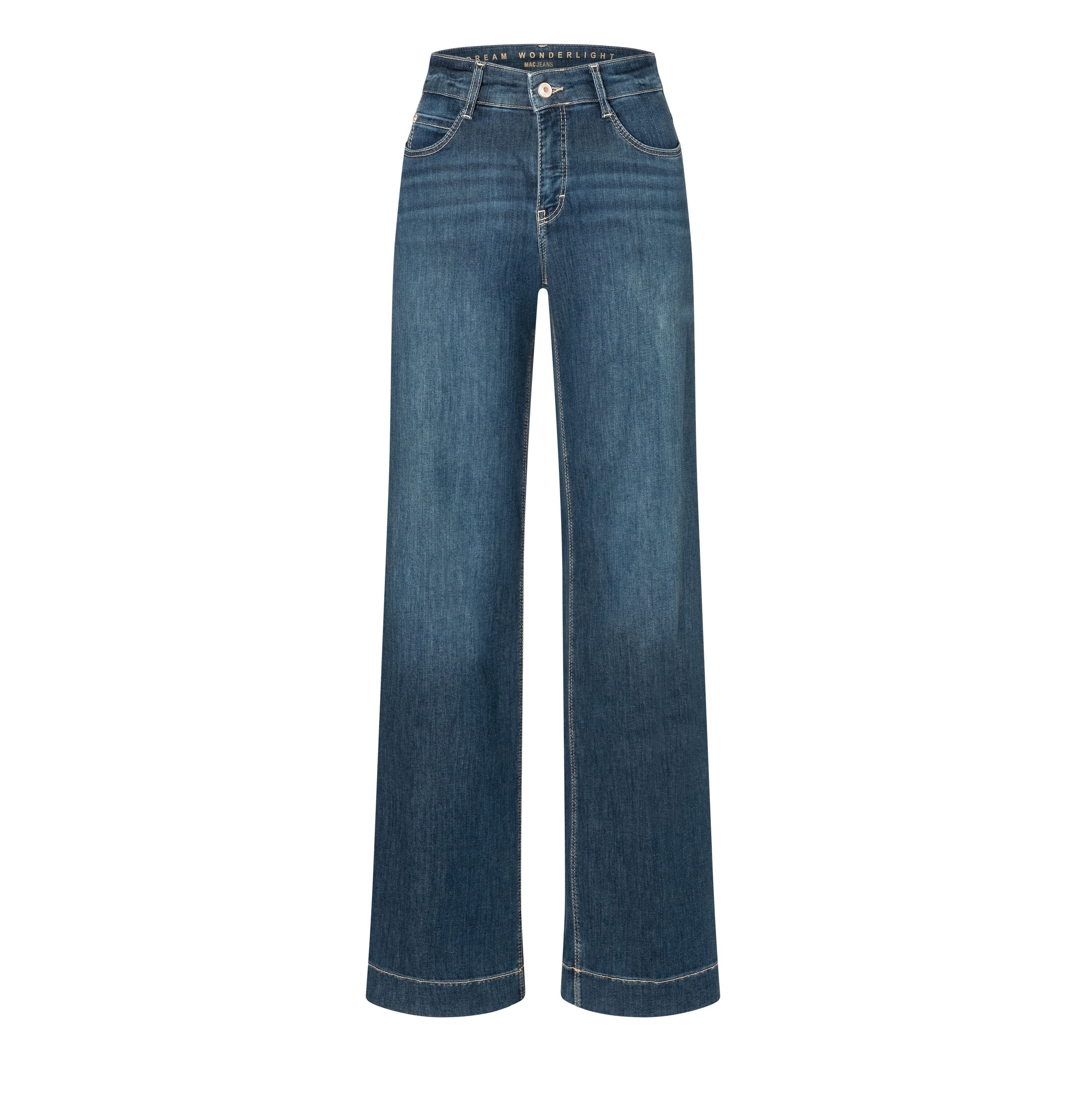 MAC JEANS - DREAM WIDE, DREAM Wonder light Denim - Wide Fit - 5441-90-0351L-D834 - blau