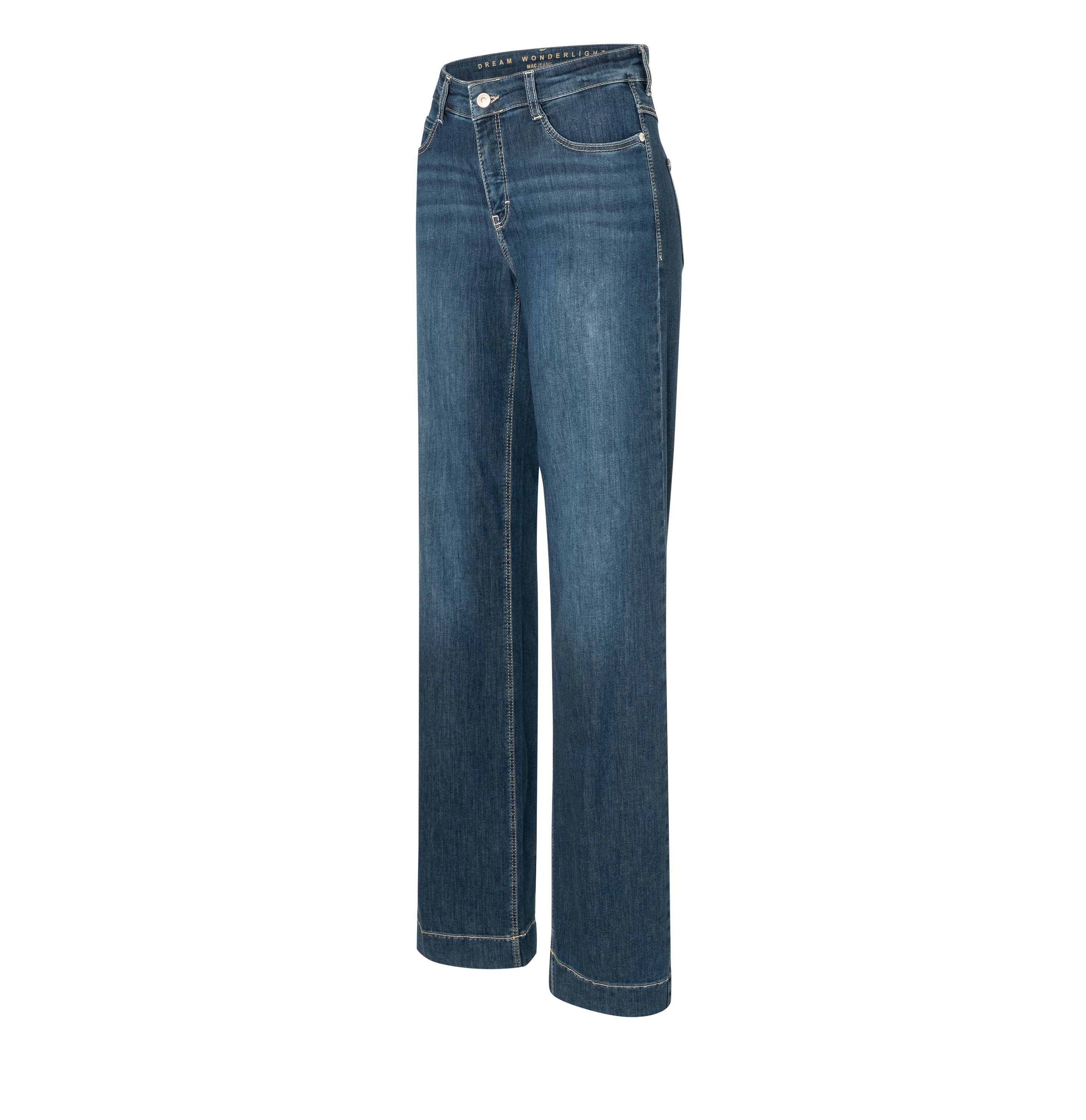MAC JEANS - DREAM WIDE, DREAM Wonder light Denim - Wide Fit - 5441-90-0351L-D834 - blau