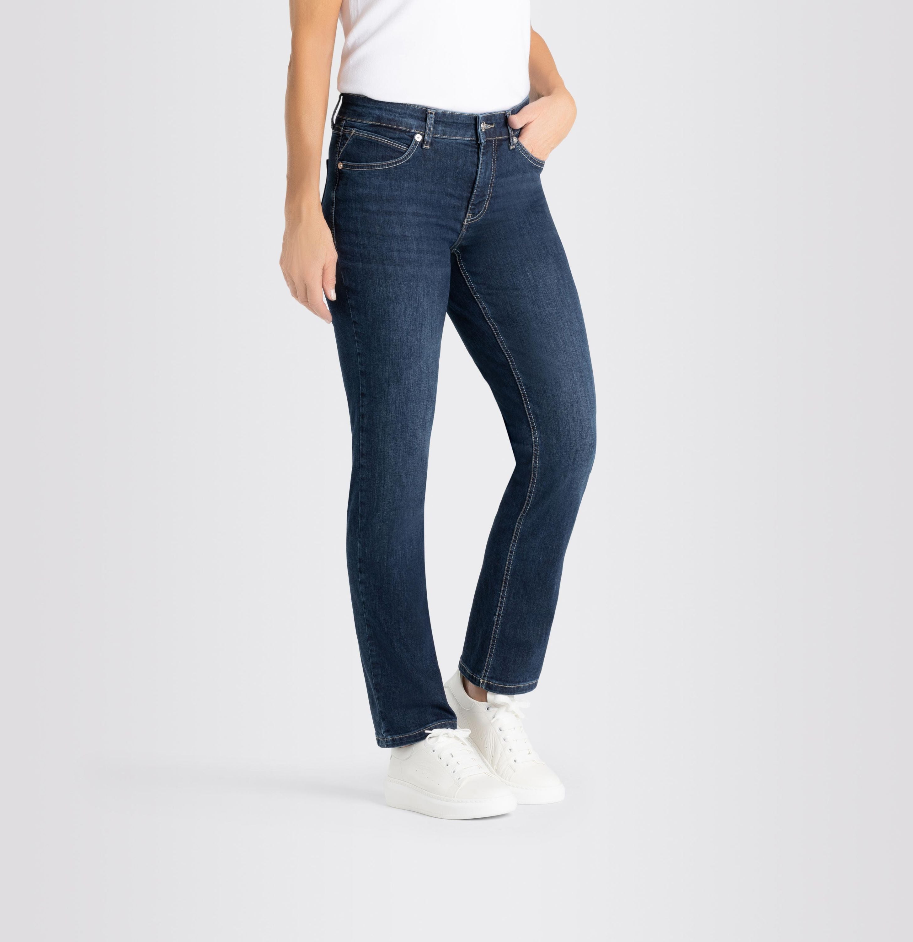 MAC JEANS - MELANIE, PERFECT Fit Forever Denim - Straight Fit - 5040-87-0380L-D845 - blau