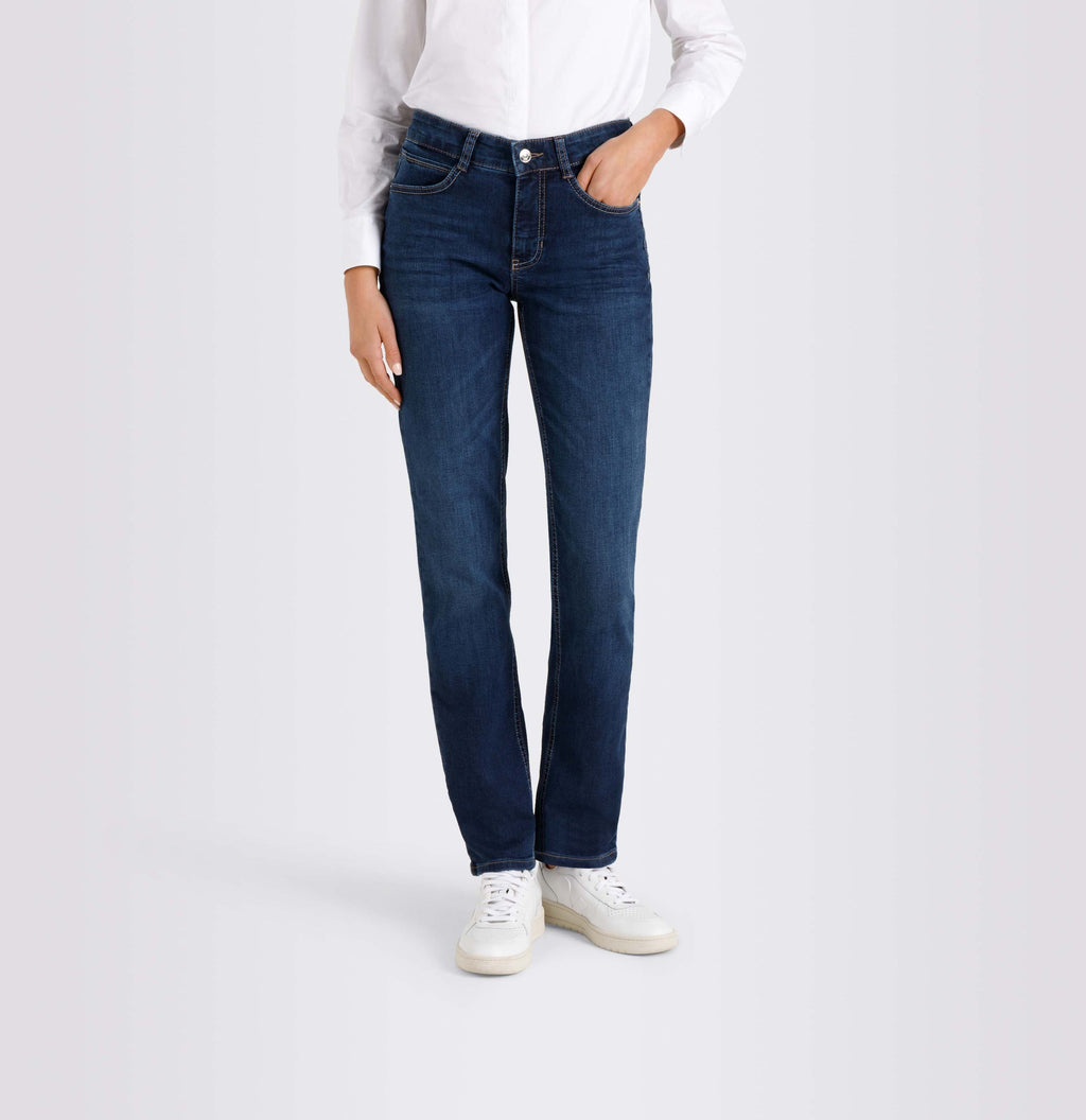 MAC JEANS - ANGELA, PERFECT Fit Forever Denim - Straight Fit - 5240-87-0380L-D845 - blau