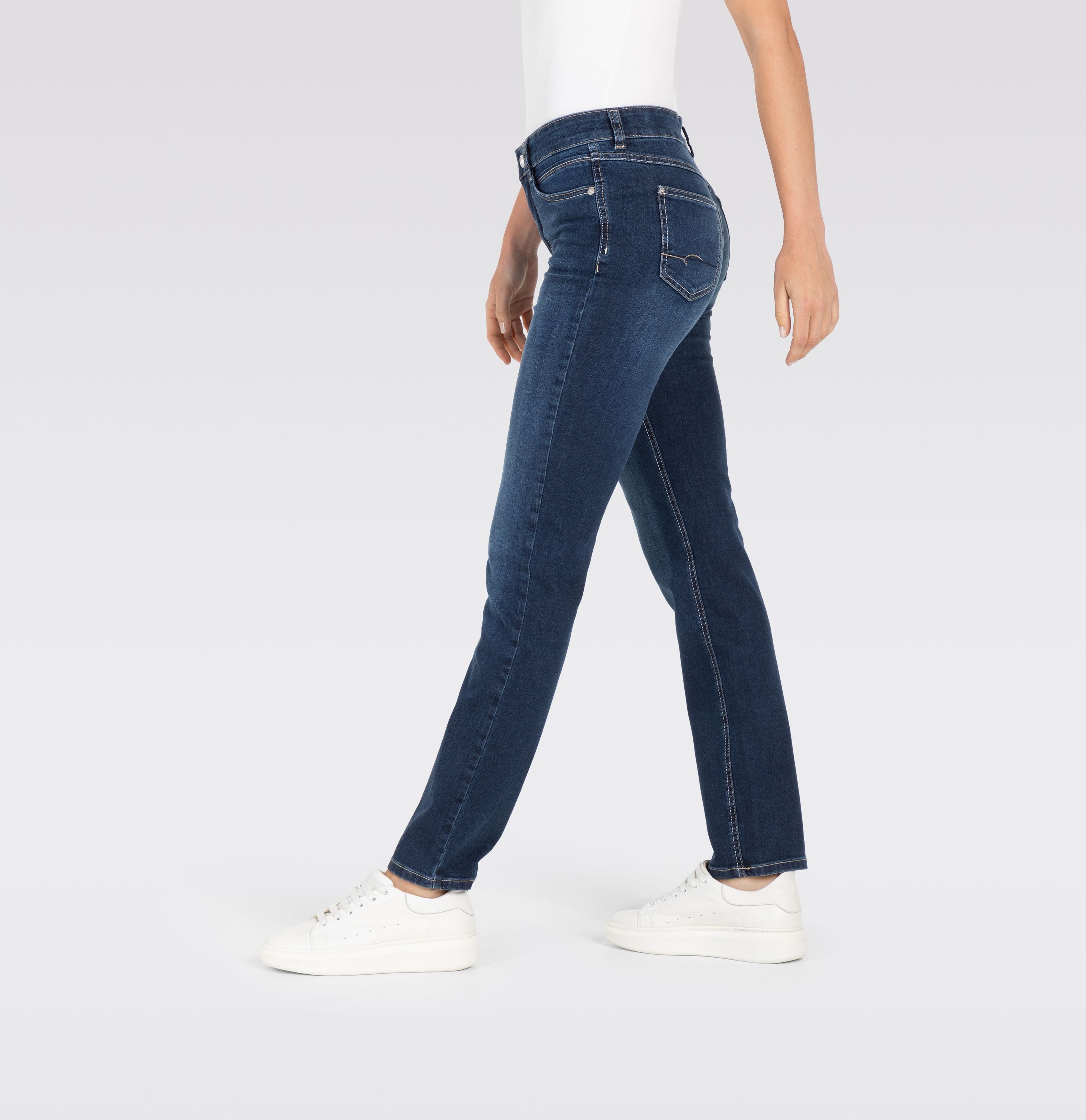 MAC JEANS - ANGELA, PERFECT Fit Forever Denim - Straight Fit - 5240-87-0380L-D845 - blau