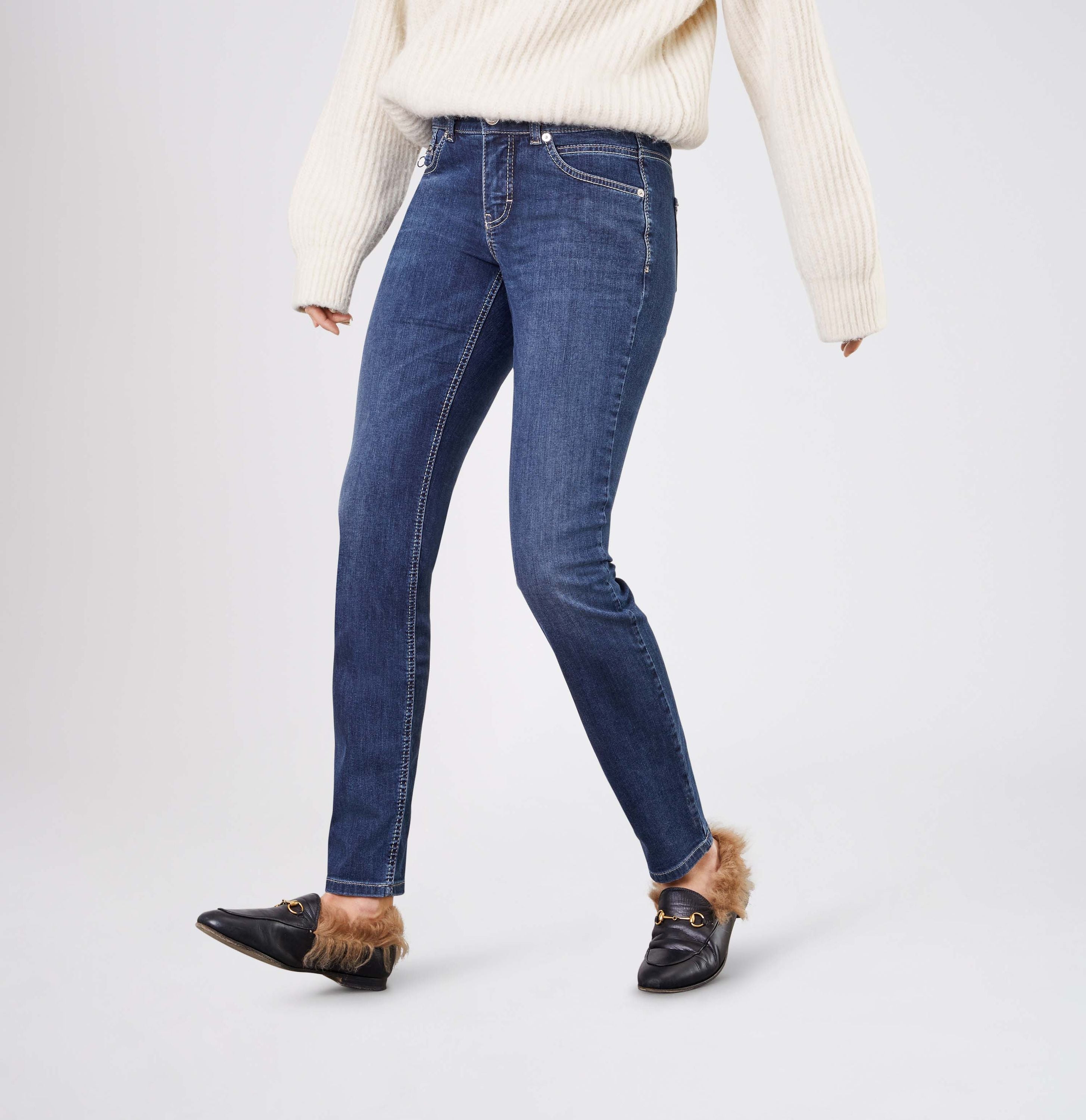 MAC JEANS - SLIM, PERFECT Fit Forever Denim - Slim Fit - 5940-90-0380L-D845 - blau