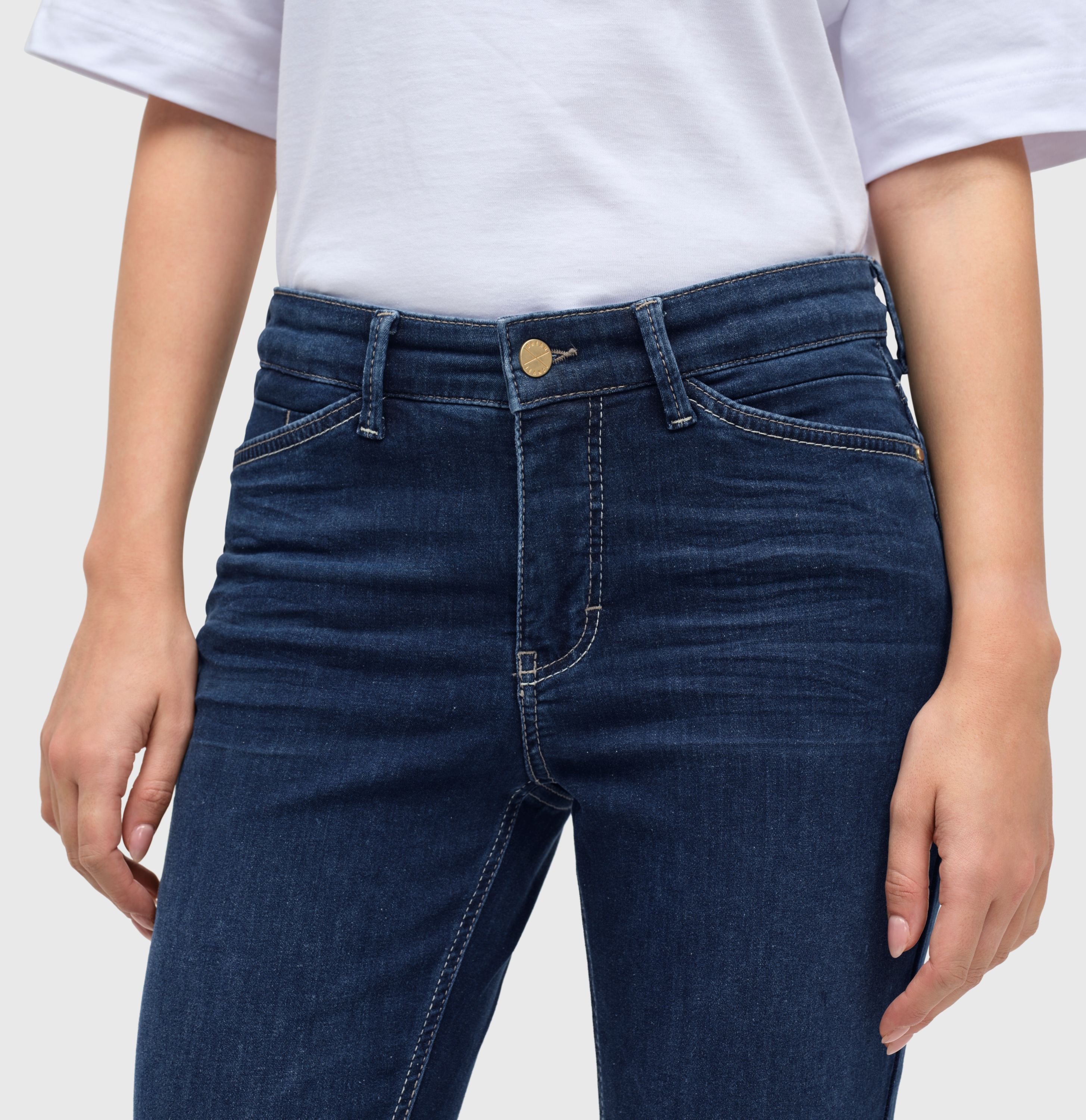 MAC JEANS - DREAM CHIC, Dream denim - Slim Fit - 5471-90-0355L-D853 - blau