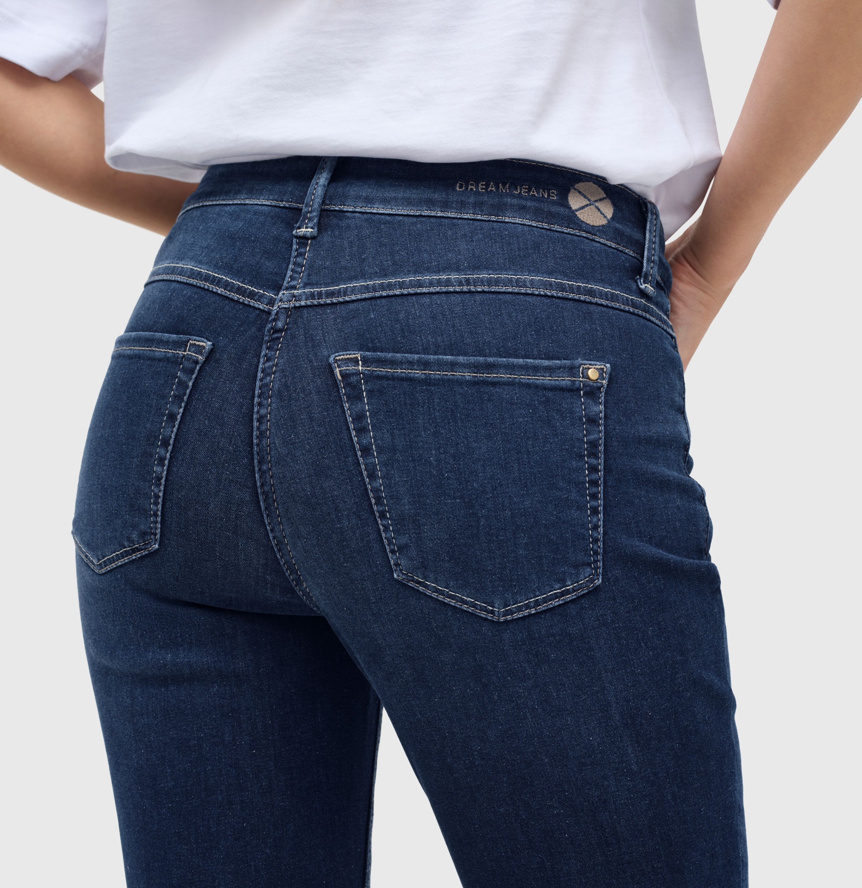 MAC JEANS - DREAM CHIC, Dream denim - Slim Fit - 5471-90-0355L-D853 - blau