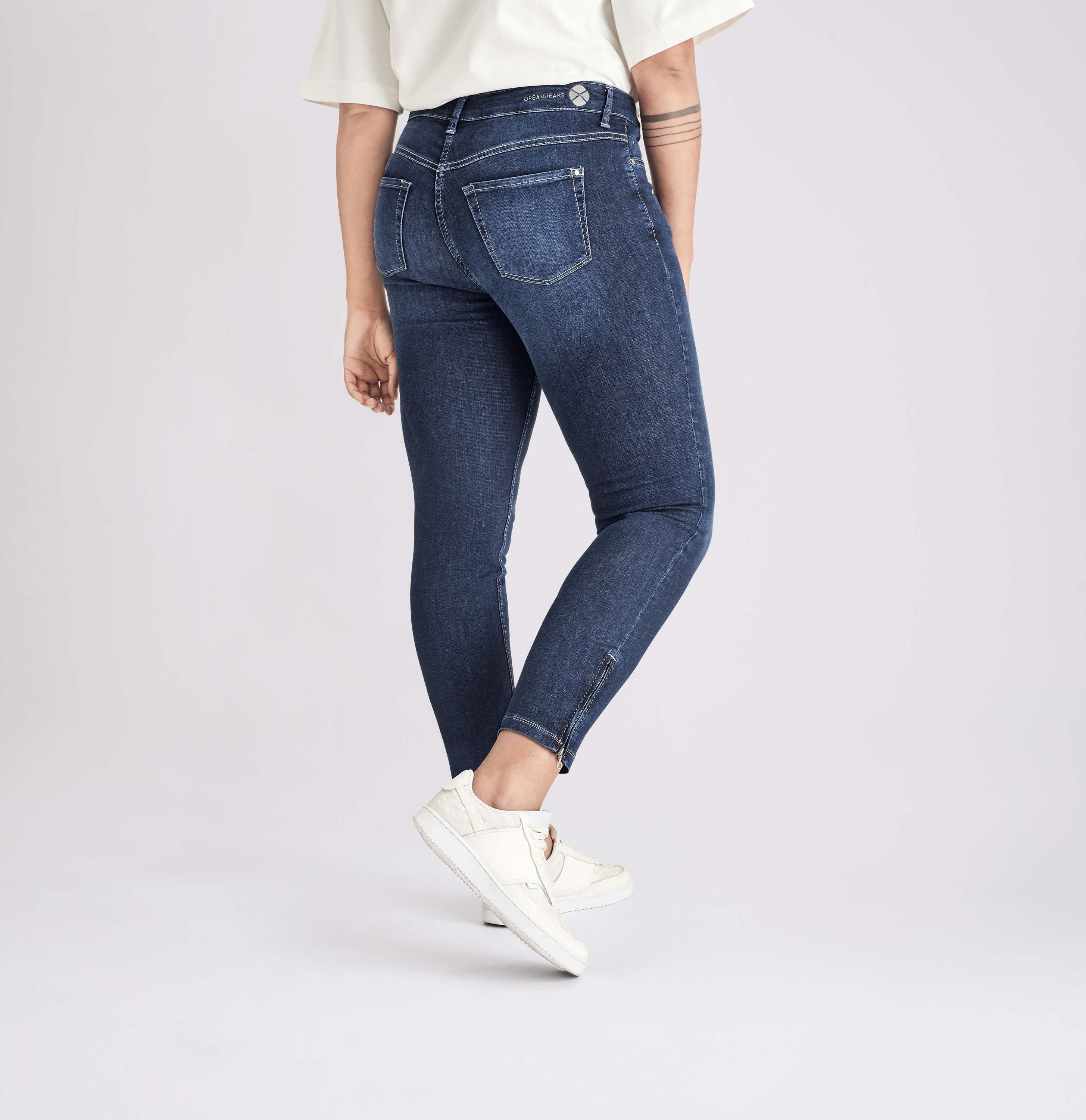 MAC JEANS - DREAM CHIC, Dream denim - Slim Fit - 5471-90-0355L-D853 - blau