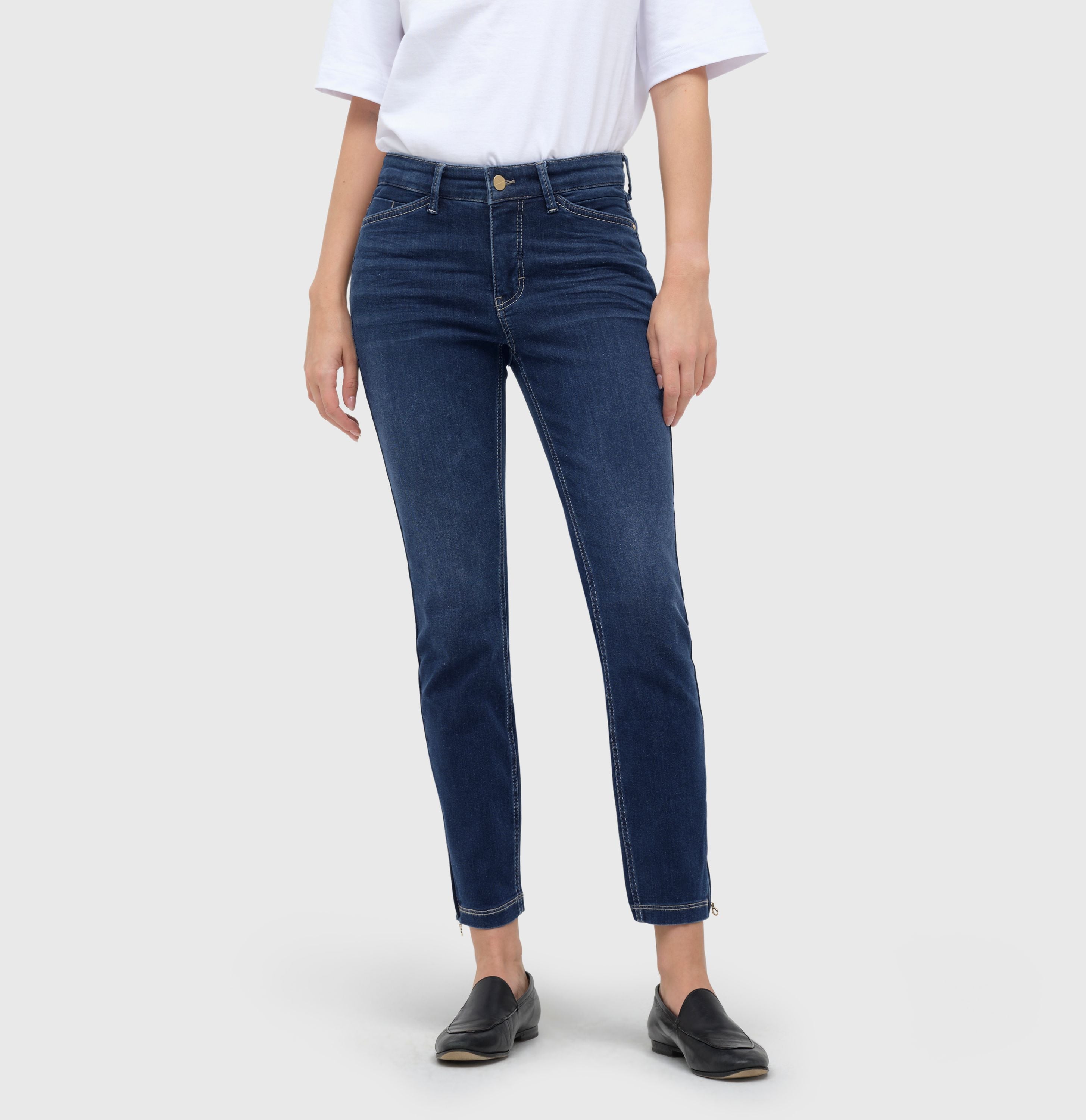 MAC JEANS - DREAM CHIC, Dream denim - Slim Fit - 5471-90-0355L-D853 - blau