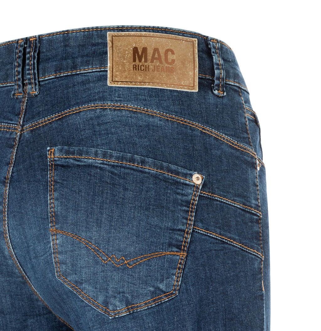 MAC JEANS - RICH PALAZZO, Light weight denim - Wide Fit - 5233-90-0391L-D866 - blau
