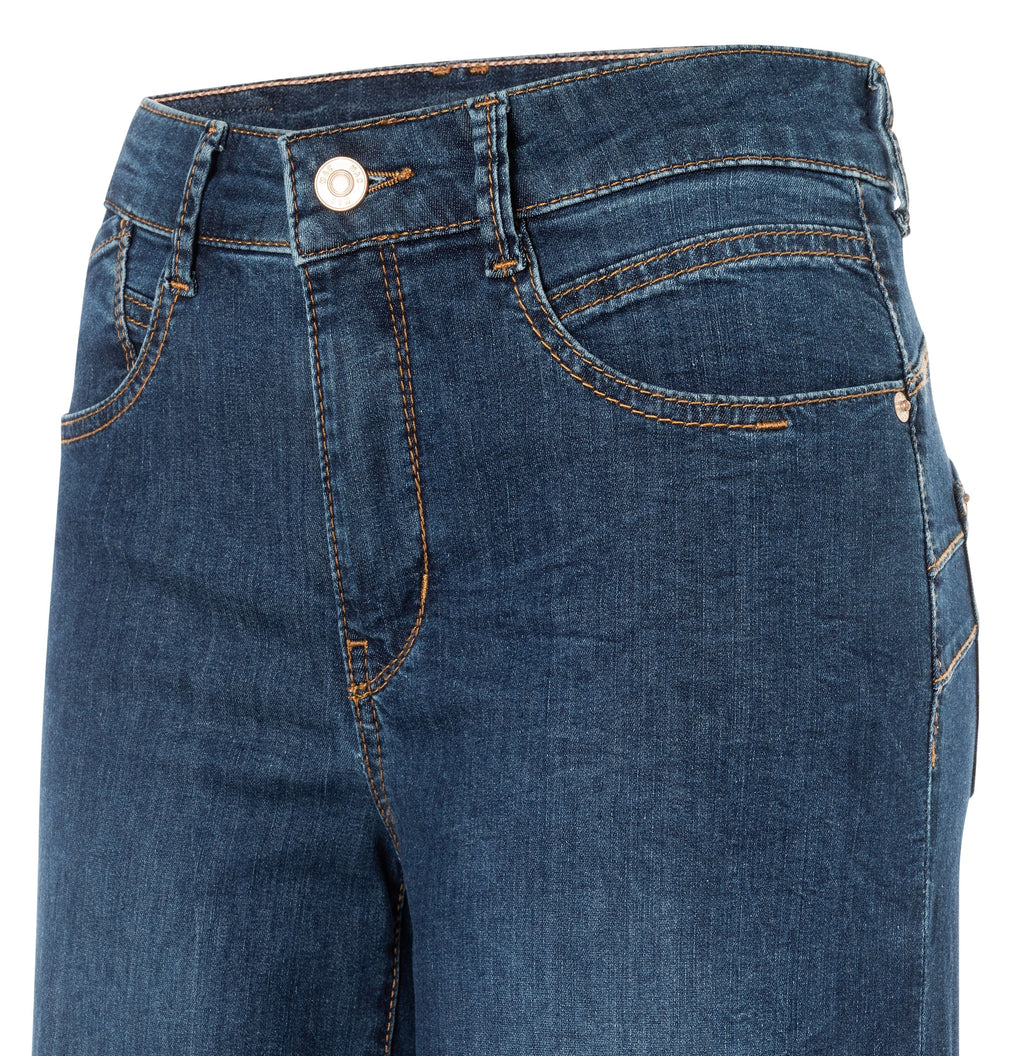 MAC JEANS - RICH PALAZZO, Light weight denim - Wide Fit - 5233-90-0391L-D866 - blau