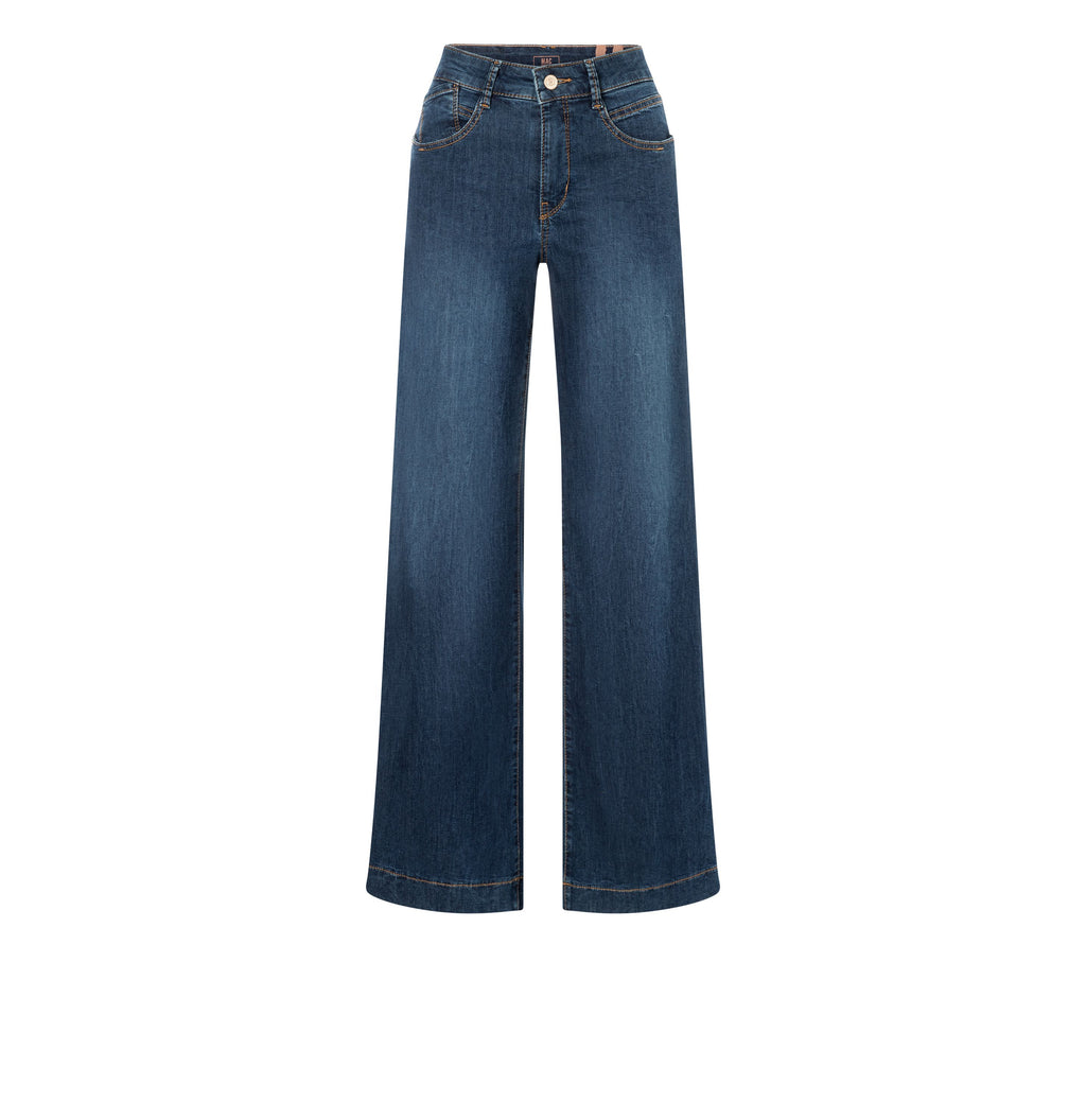 MAC JEANS - RICH PALAZZO, Light weight denim - Wide Fit - 5233-90-0391L-D866 - blau