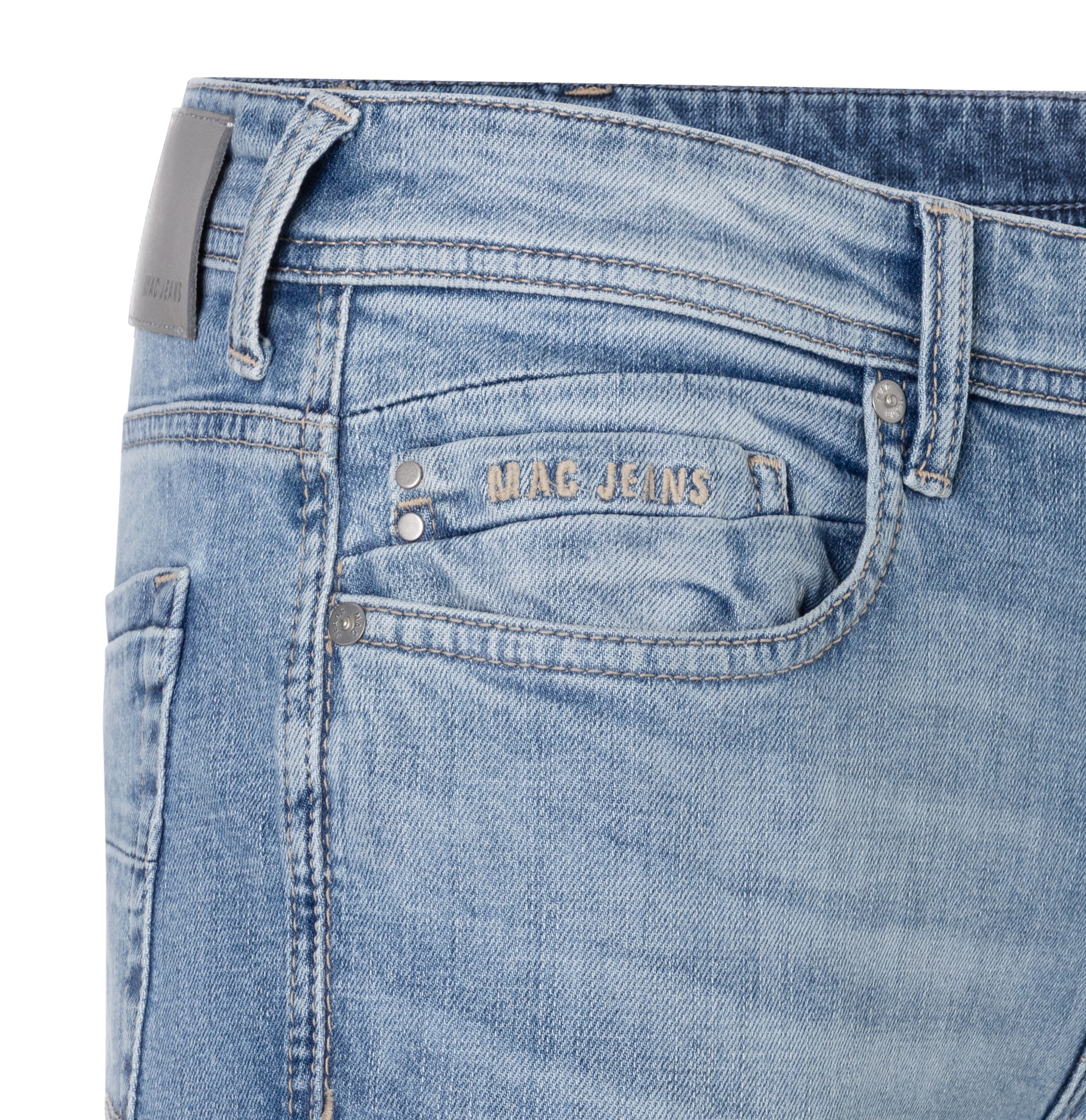 MAC JEANS - Ben, Authentic Denim - Regular Fit - 0384-00-0982L-H327 - blau