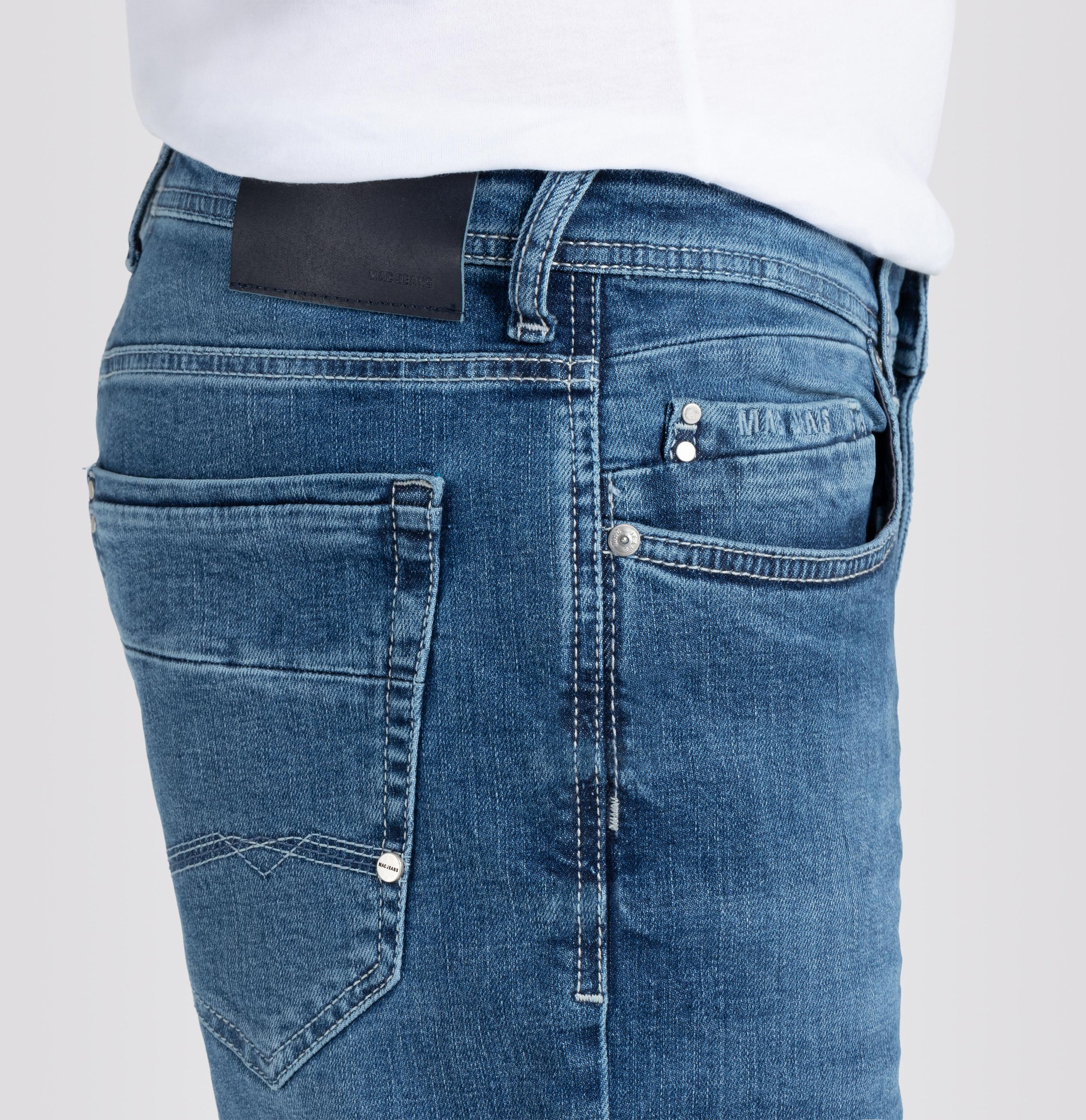 MAC JEANS - Ben, Authentic Denim - Regular Fit - 0384-00-0982L-H433 - blau