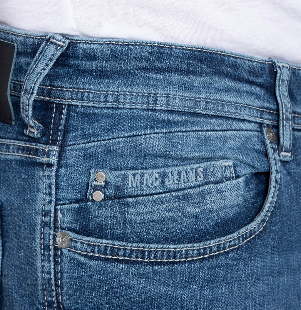 MAC JEANS - Ben, Authentic Denim - Regular Fit - 0384-00-0982L-H433 - blau
