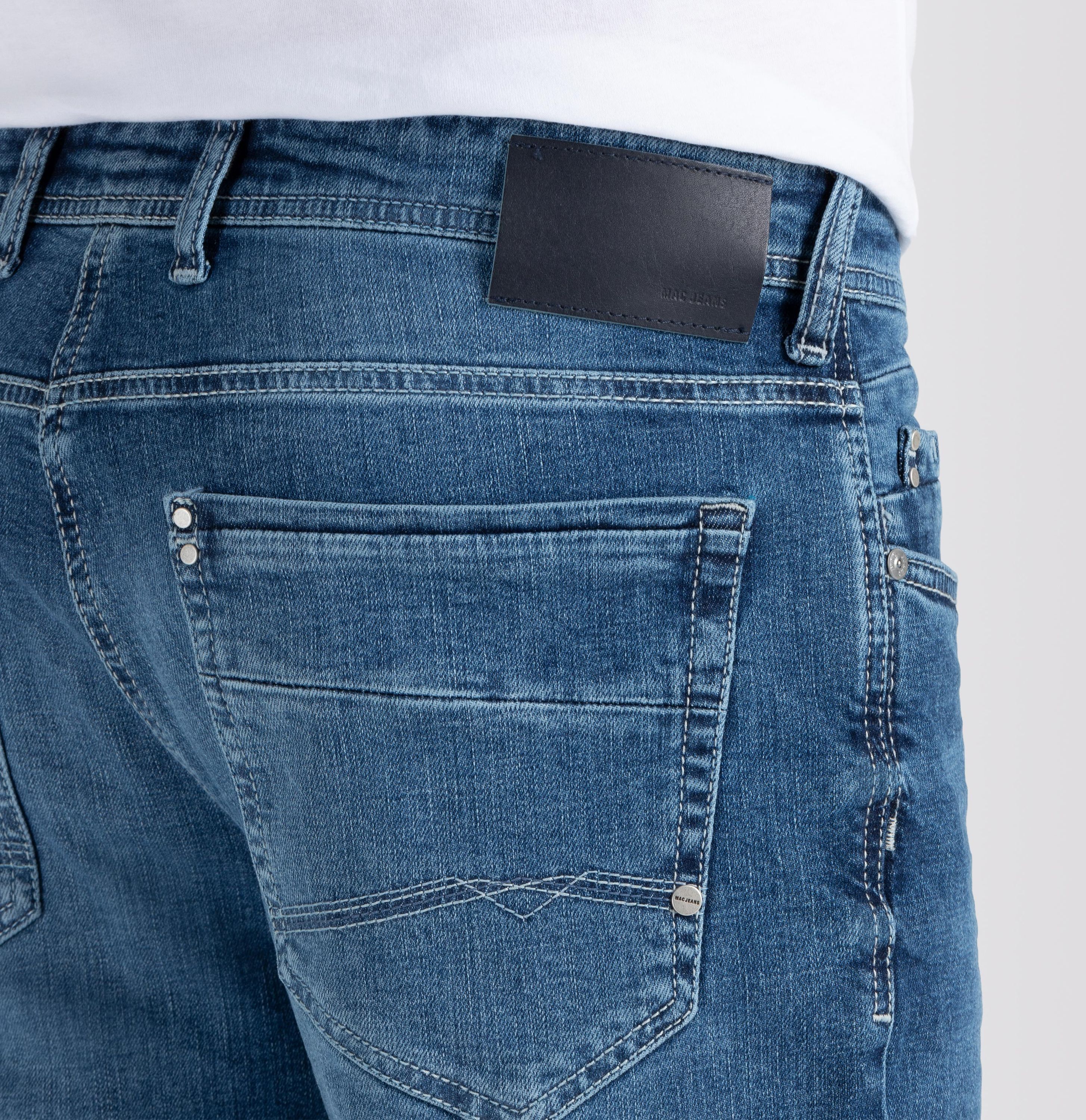 MAC JEANS - Ben, Authentic Denim - Regular Fit - 0384-00-0982L-H433 - blau