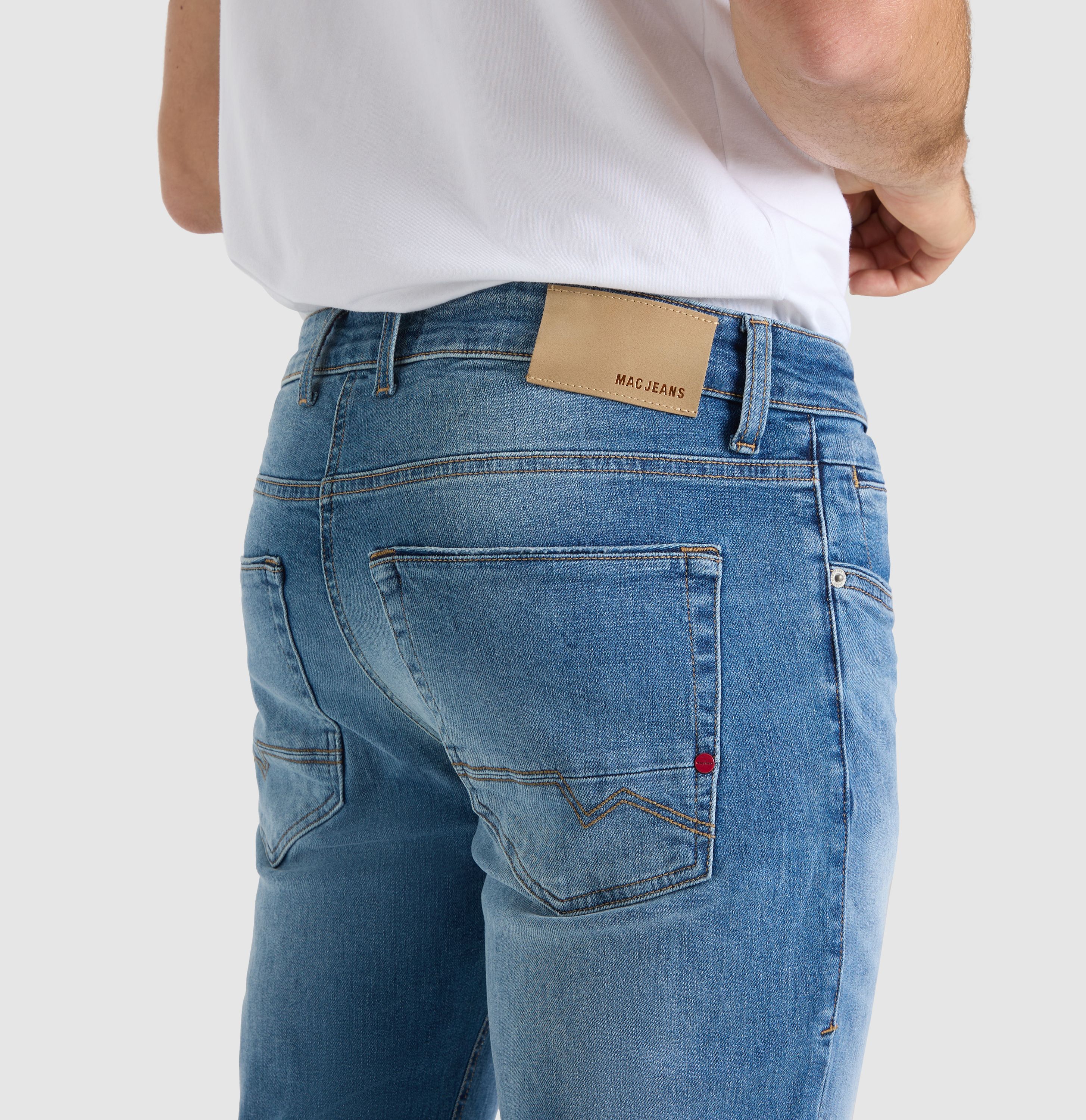 MAC JEANS - Arne Pipe, Workout DenimFlexx - Modern Fit - 0517-00-1973L-H545 - blau