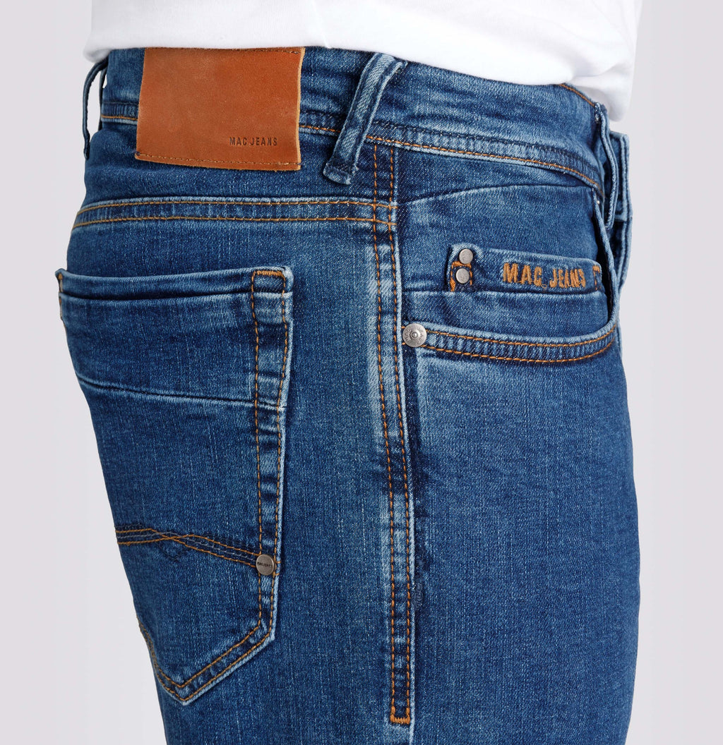 MAC JEANS - Ben, Authentic Denim - Regular Fit - 0384-00-0982L-H608 - blau