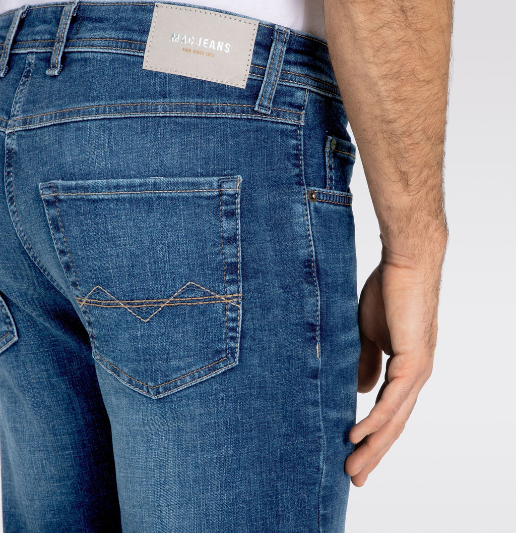 MAC JEANS - Arne, Recycled Denim - Modern Fit - 0501-00-0970L-H690 - blau