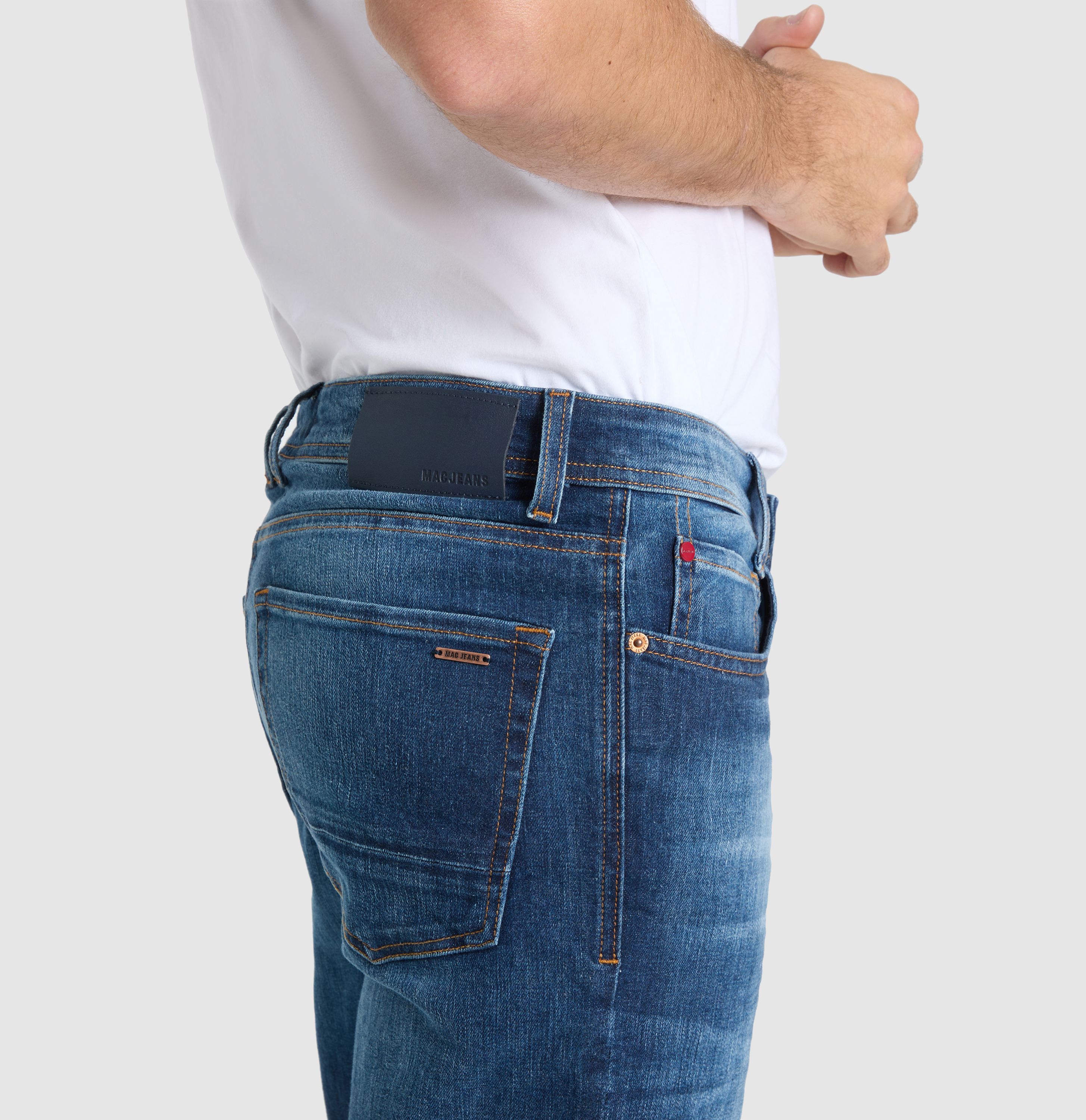 MAC JEANS - Rick, Vintage Denim - Comfort Fit - 0431-00-1982L-H691 - blau