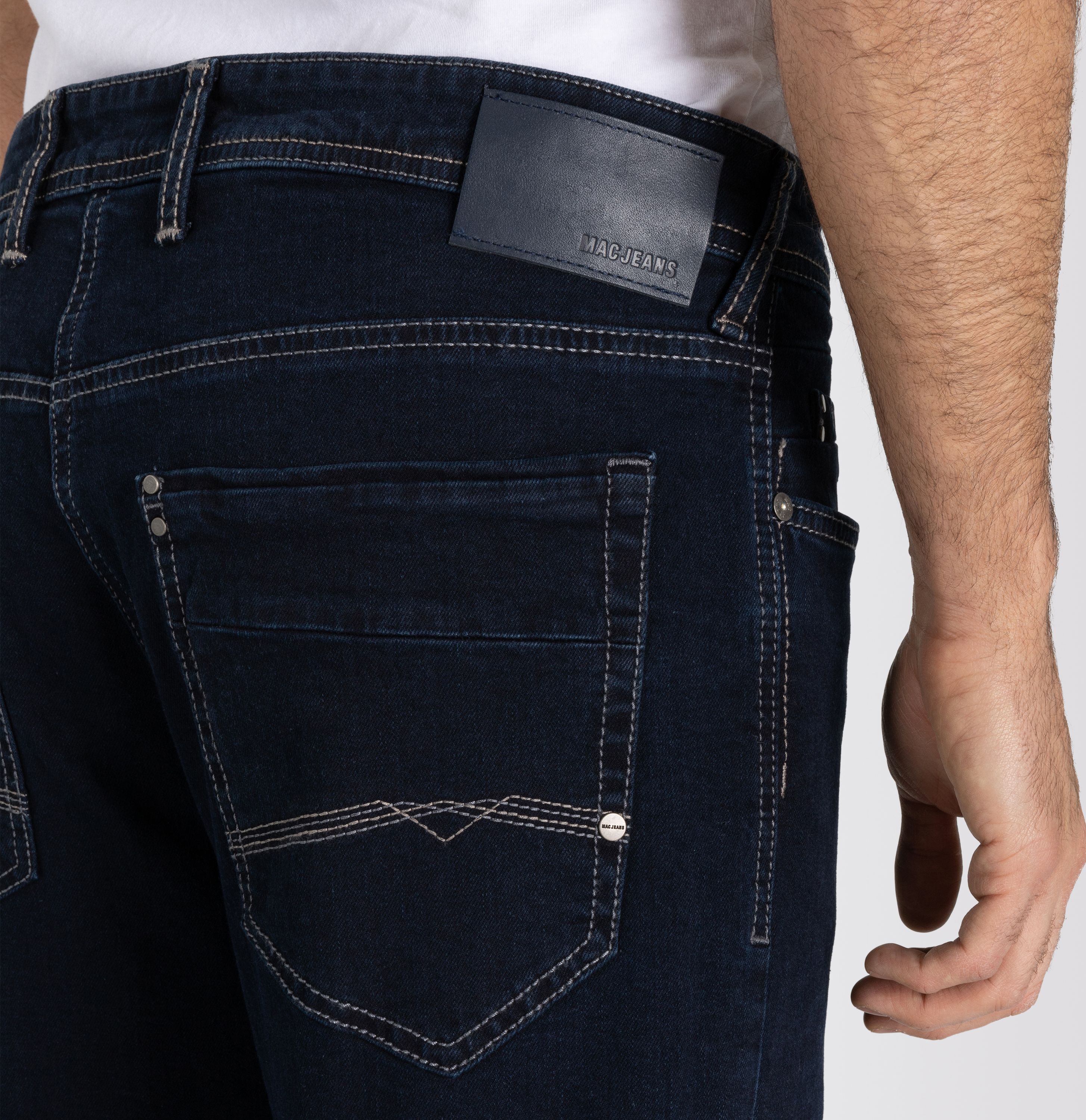 MAC JEANS - Ben, Authentic Denim - Regular Fit - 0384-00-0982L-H799 - blau