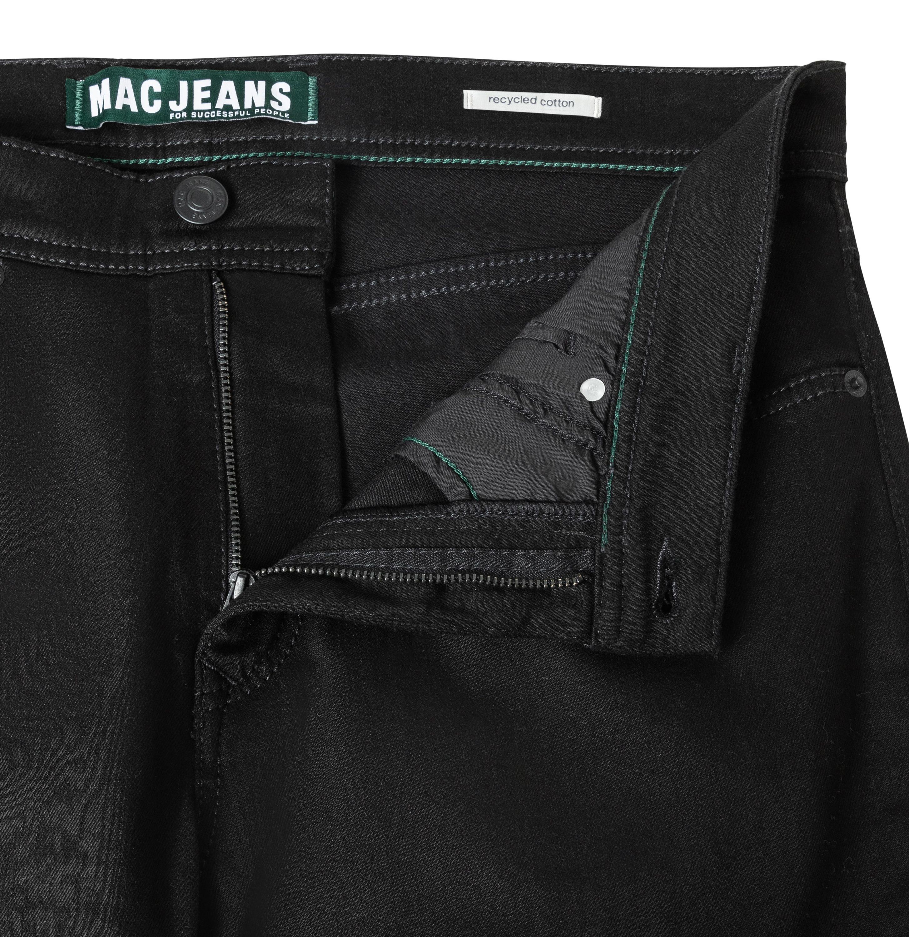 MAC JEANS - Arne, Black Stretch Denim - Modern Fit - 0501-00-0971L-H900 - schwarz