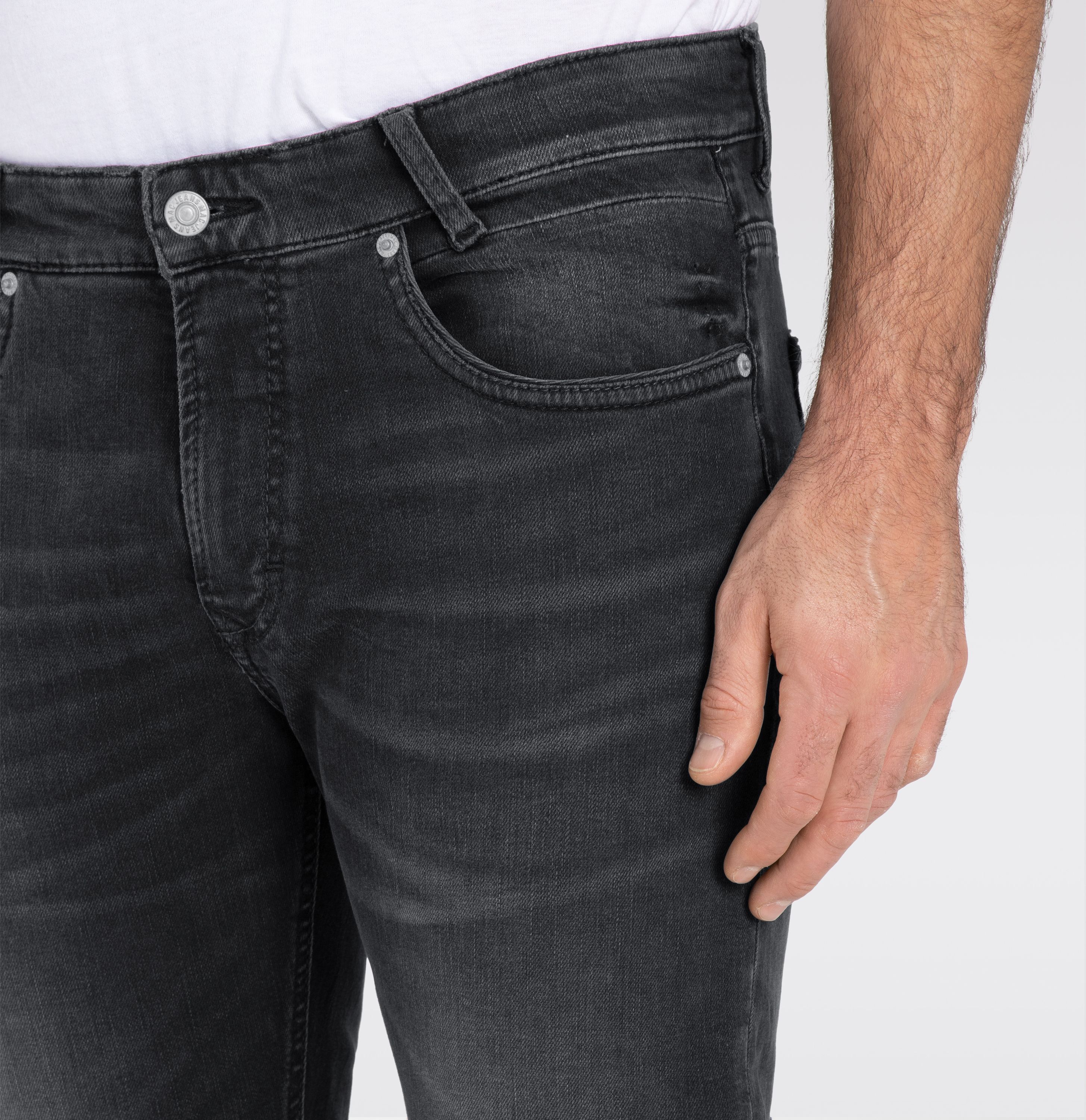 MAC JEANS - Arne Pipe, Workout DenimFlexx - Modern Fit - 0517-00-1973L-H996 - schwarz
