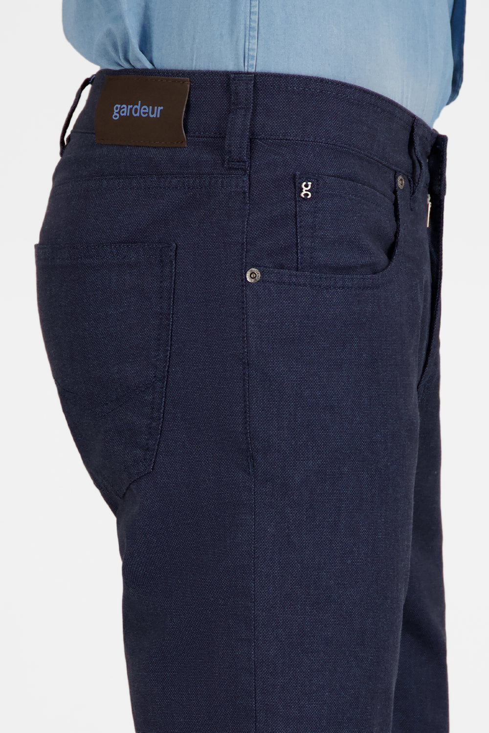 Gardeur Men Herren Hose BILL-3 - Modern Fit - BILL-3-412471-1068 - marine - Blau