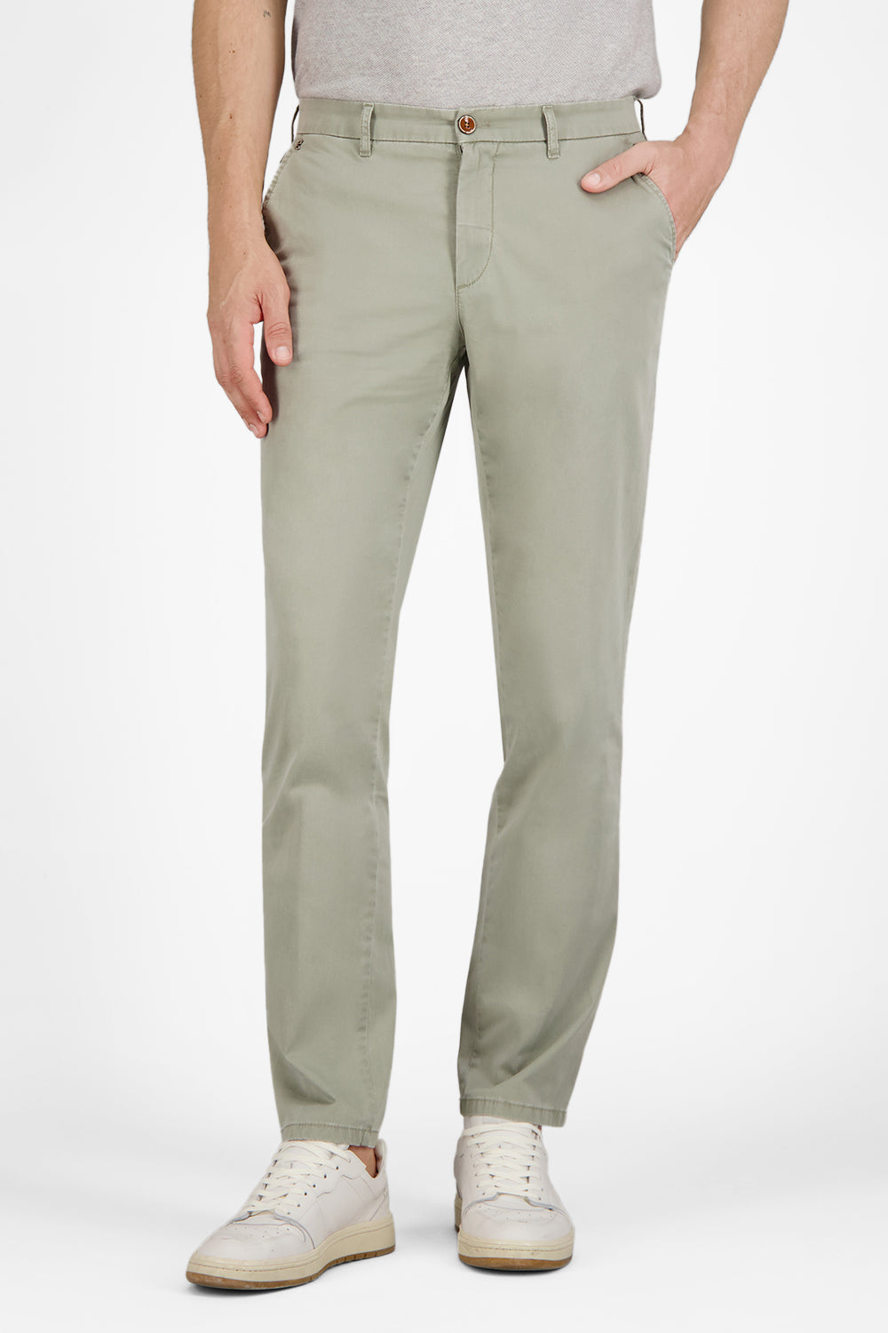 Gardeur Men Herren Hose BONO - Modern Fit - BONO-412671-1072 - pastelgrün - Grün