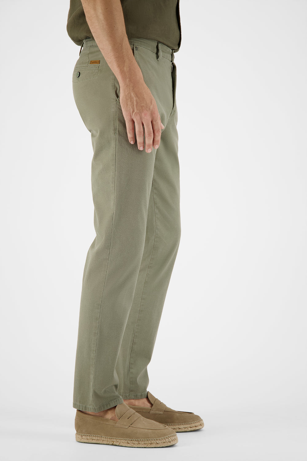Gardeur Men Herren Hose BENITO-7 - Modern Fit - BENITO-7-414541-1074 - khaki - Grün