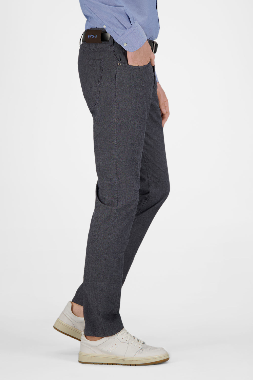 Gardeur Men Herren Hose BILL-3 - Modern Fit - BILL-3-412471-1097 - dunkelgrau - Grau