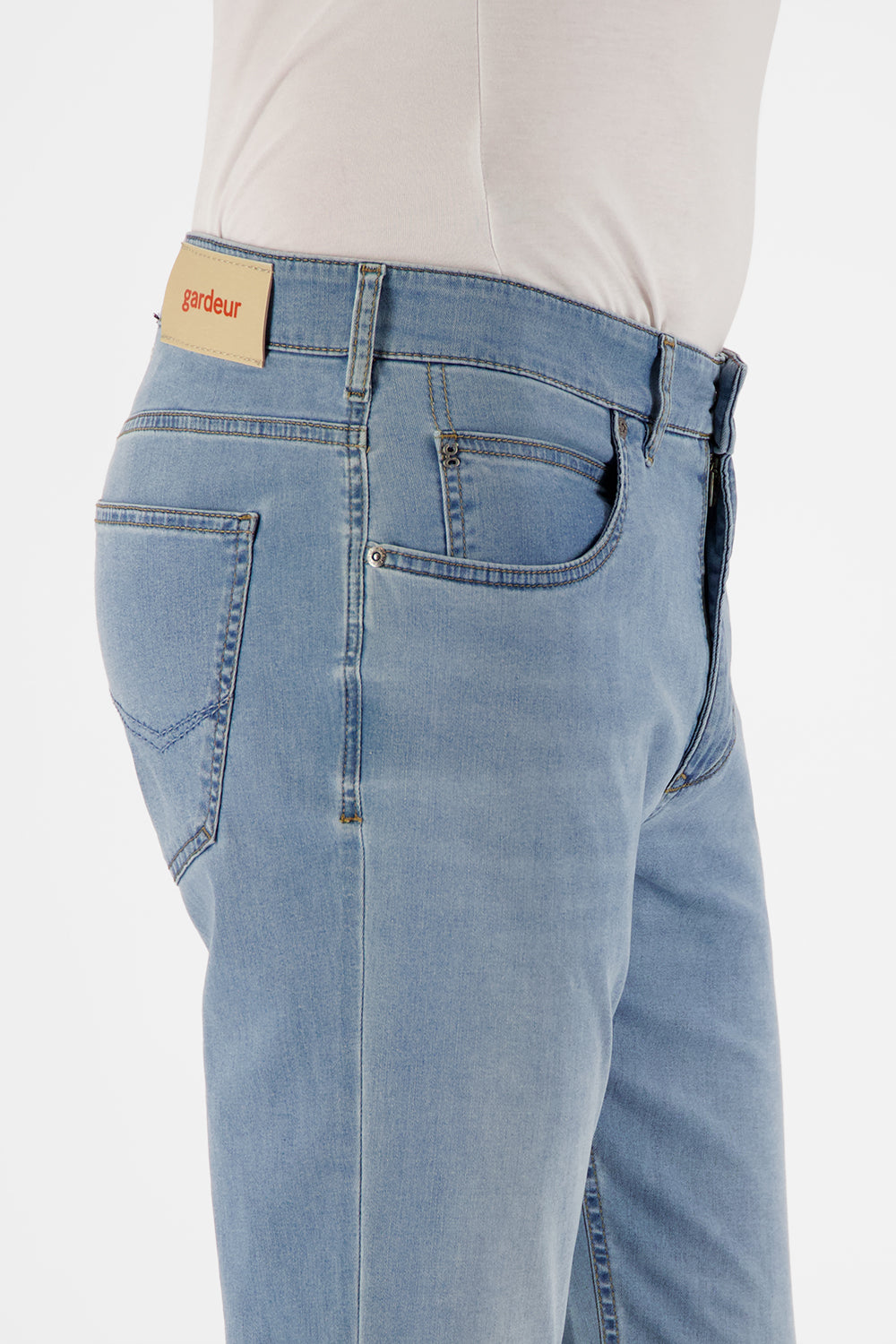 Gardeur Men Herren Hose BRADLEY-1 - Modern Fit - BRADLEY-1-470771-7164 - hellblau - Blau