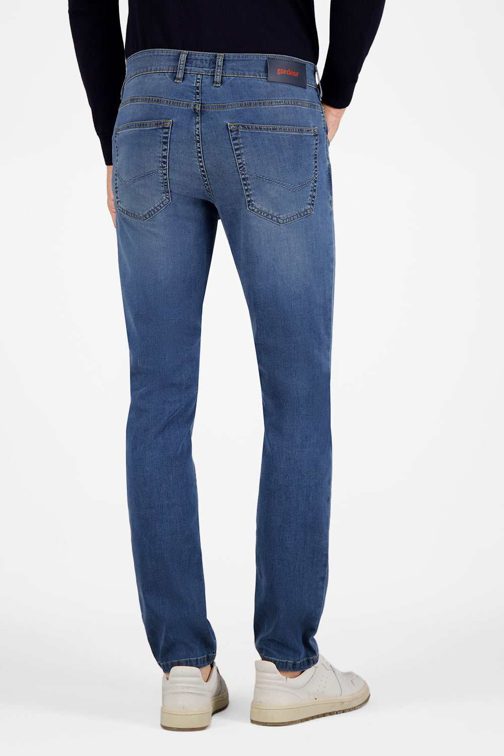 Gardeur Men Herren Hose BRADLEY-1 - Modern Fit - BRADLEY-1-470771-7166 - light stone used - Blau