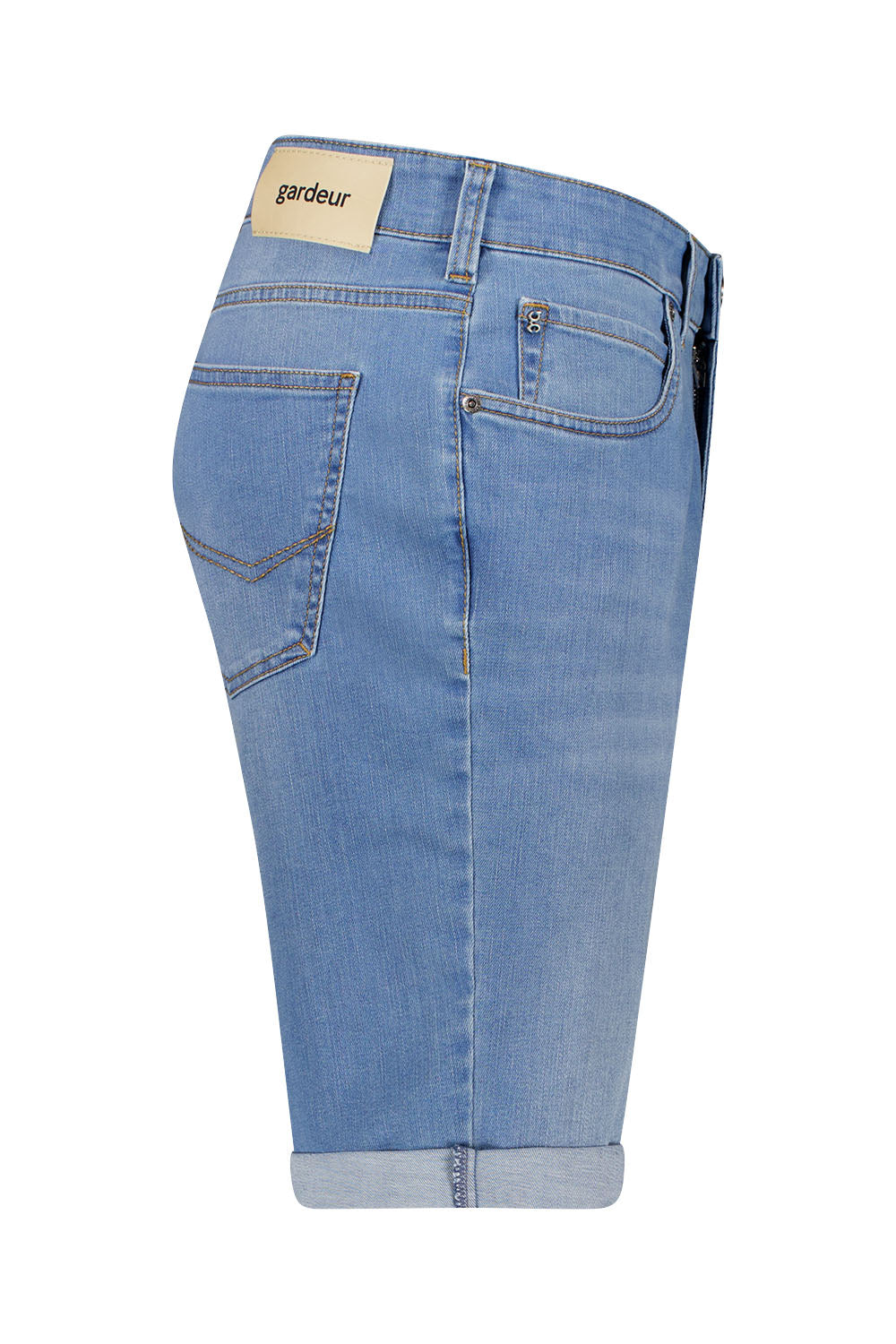Gardeur Men Herren Hose JOHN-3 - Modern Fit - JOHN-3-471201-7166 - light stone used - Blau