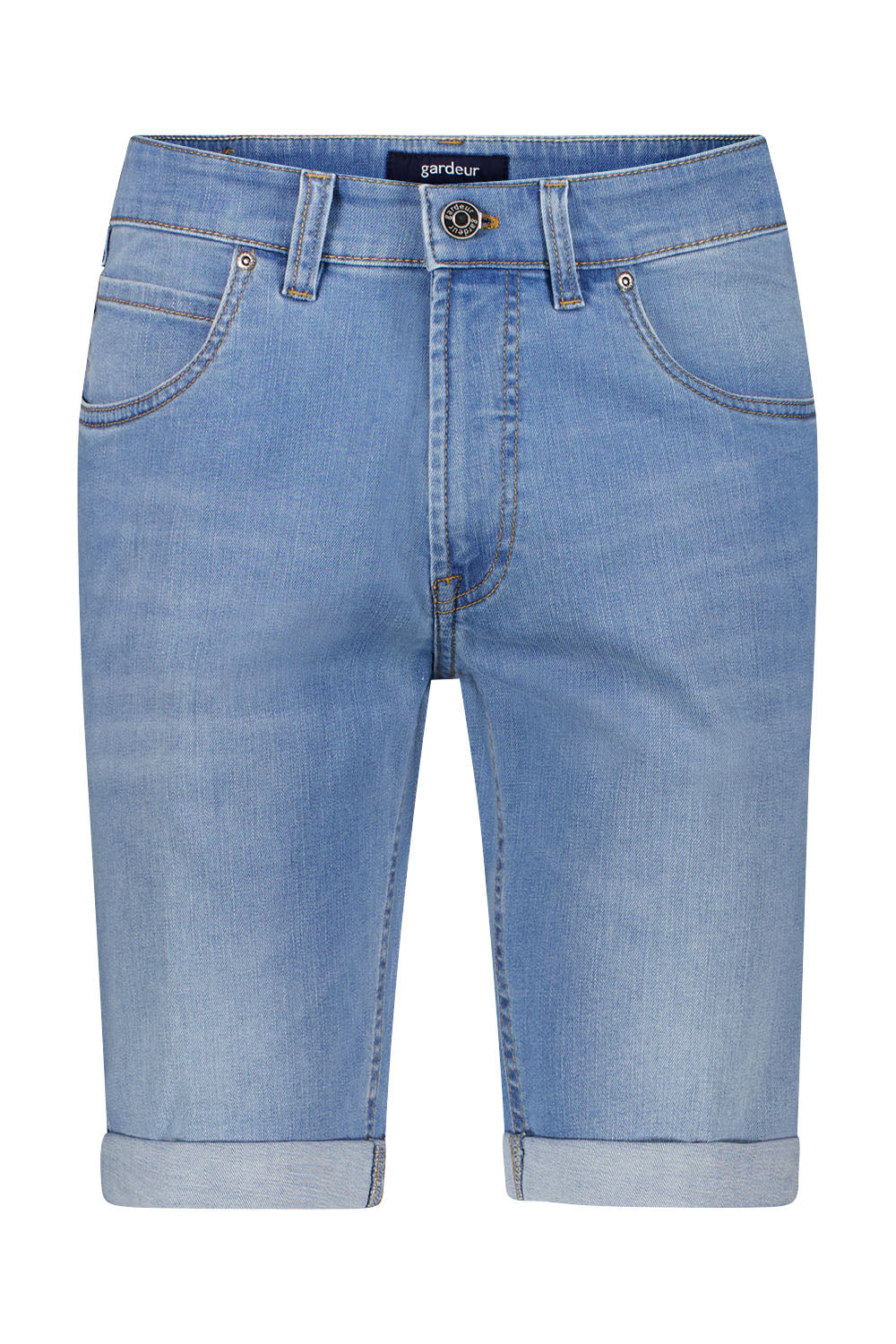 Gardeur Men Herren Hose JOHN-3 - Modern Fit - JOHN-3-471201-7166 - light stone used - Blau